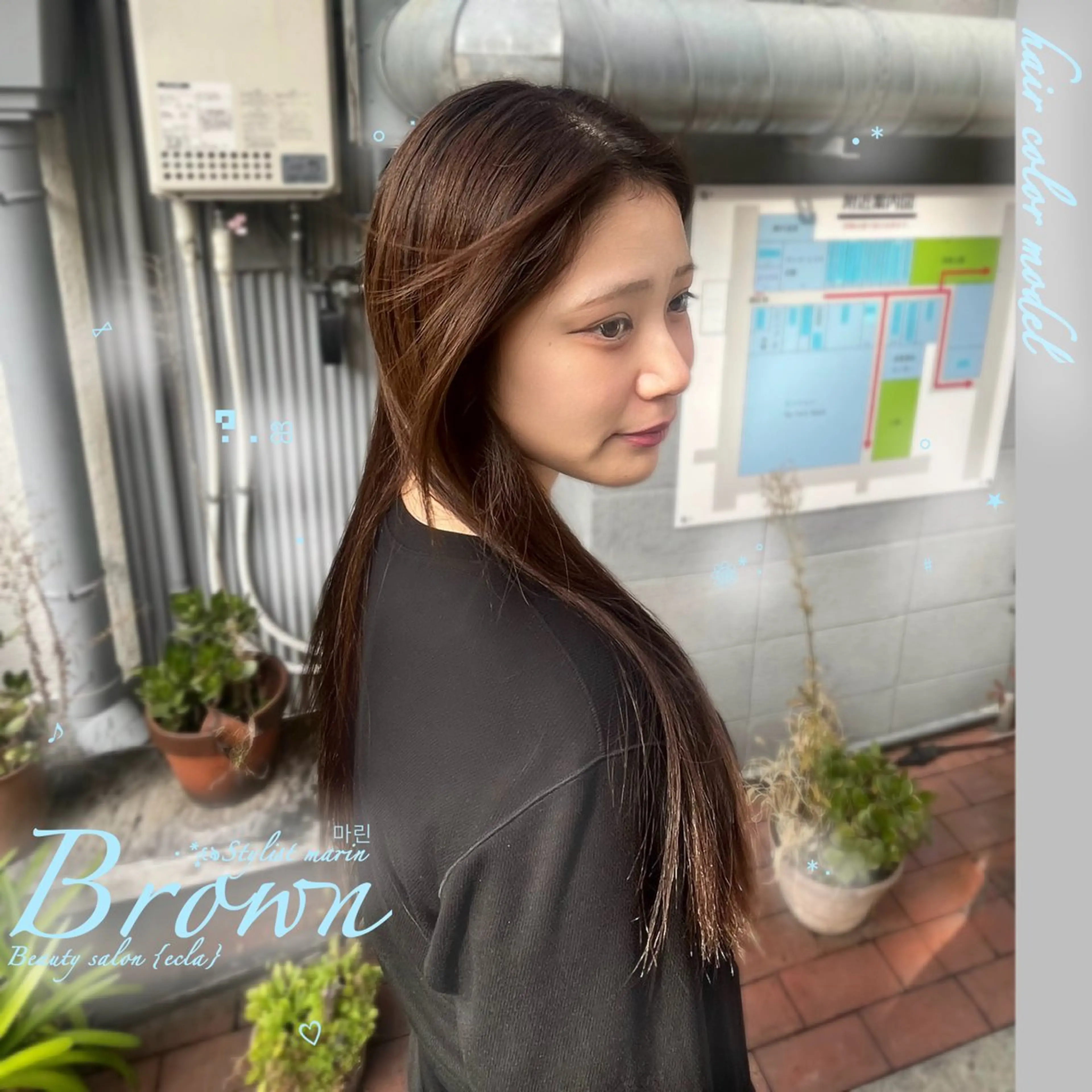 ロング カラー ヘアカラー Marin 髪質改善／カラーのヘアスタイル