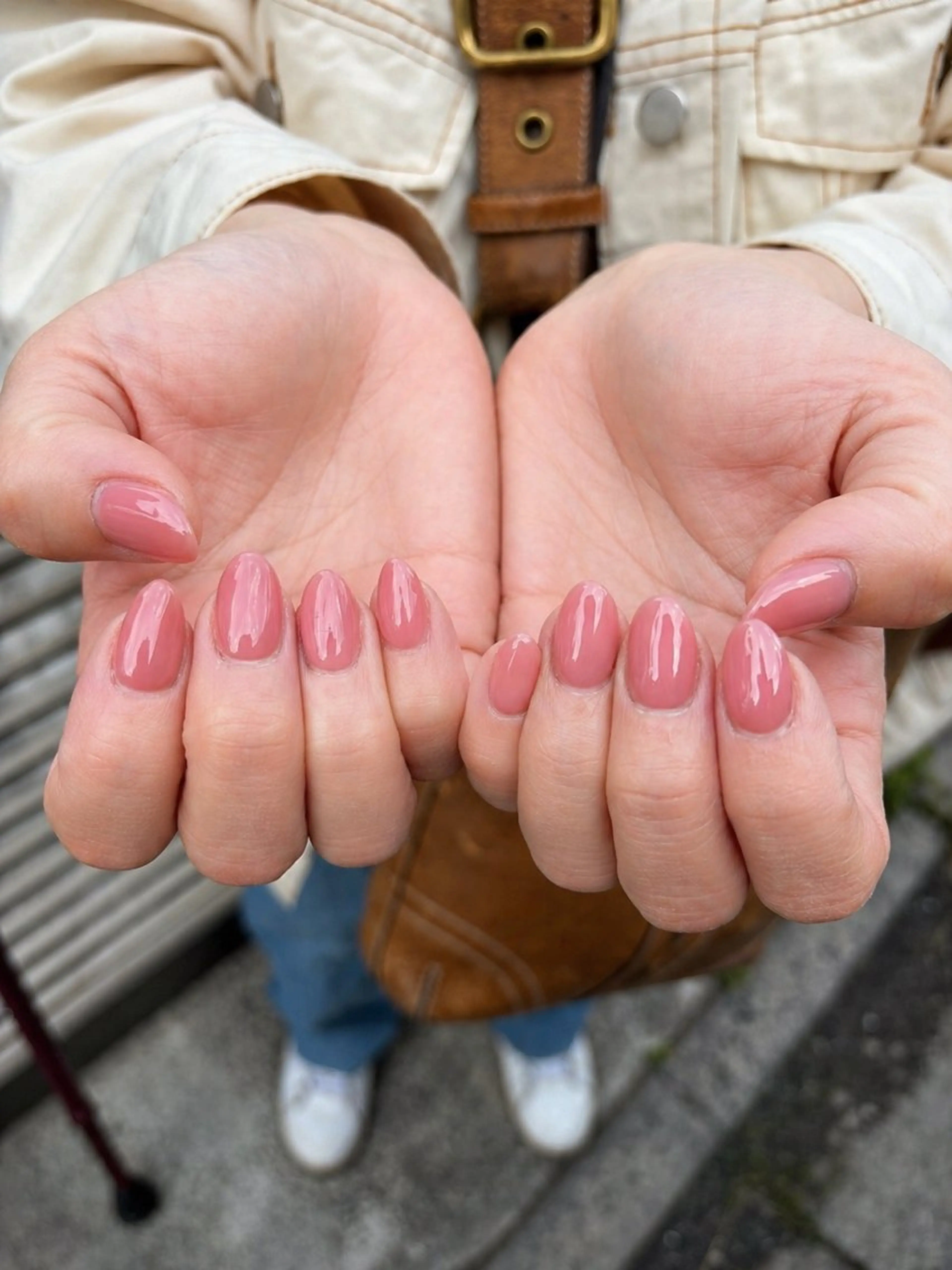 ネイル アートネイル オーロラネイル チークネイル 長さ出し フットネイル ハンドネイル Chan nailsのネイルデザイン