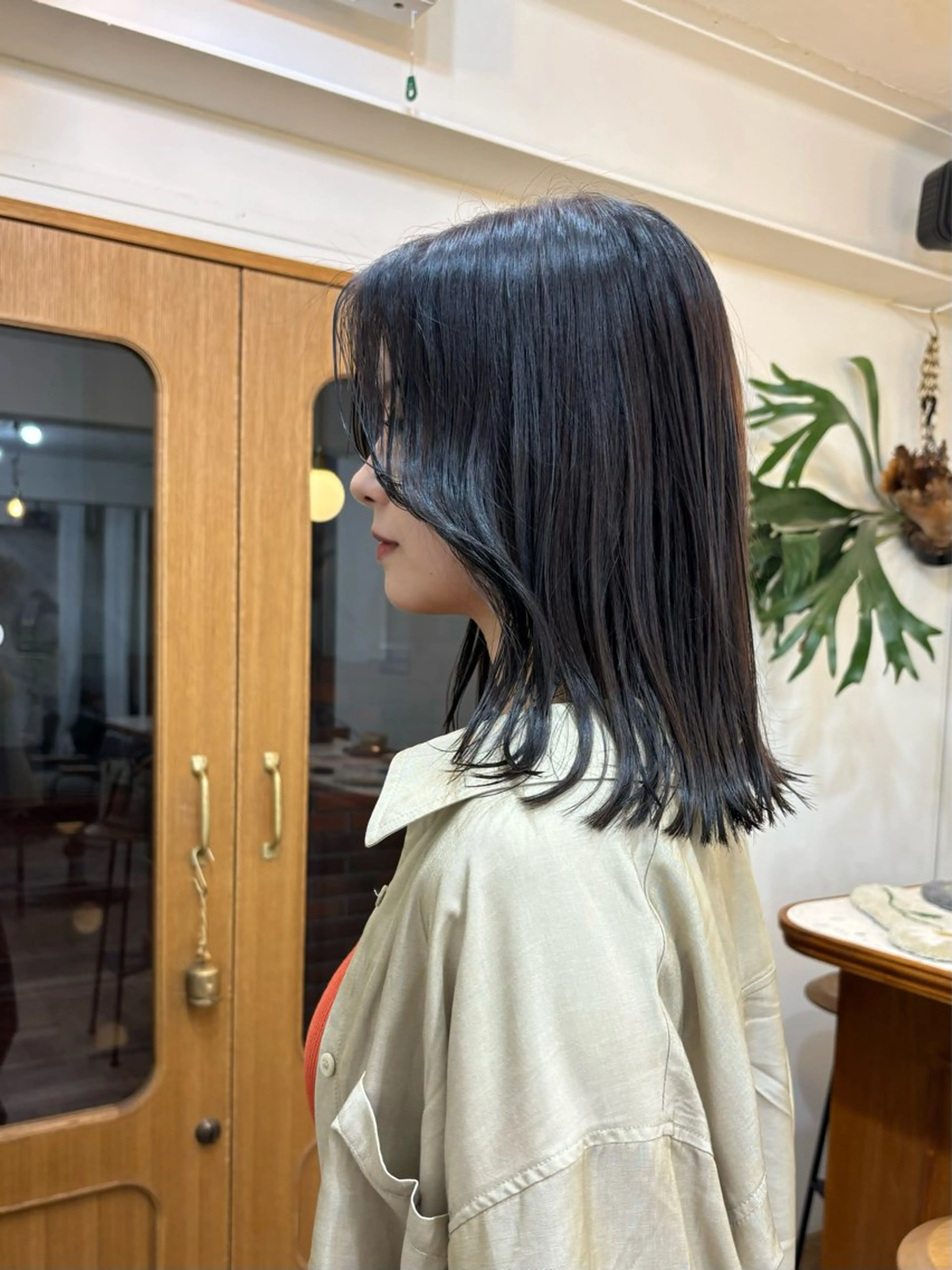 セミロング カラー 透明感カラー カット ヘアカラー ayano🫧 《CIEN》のヘアスタイル