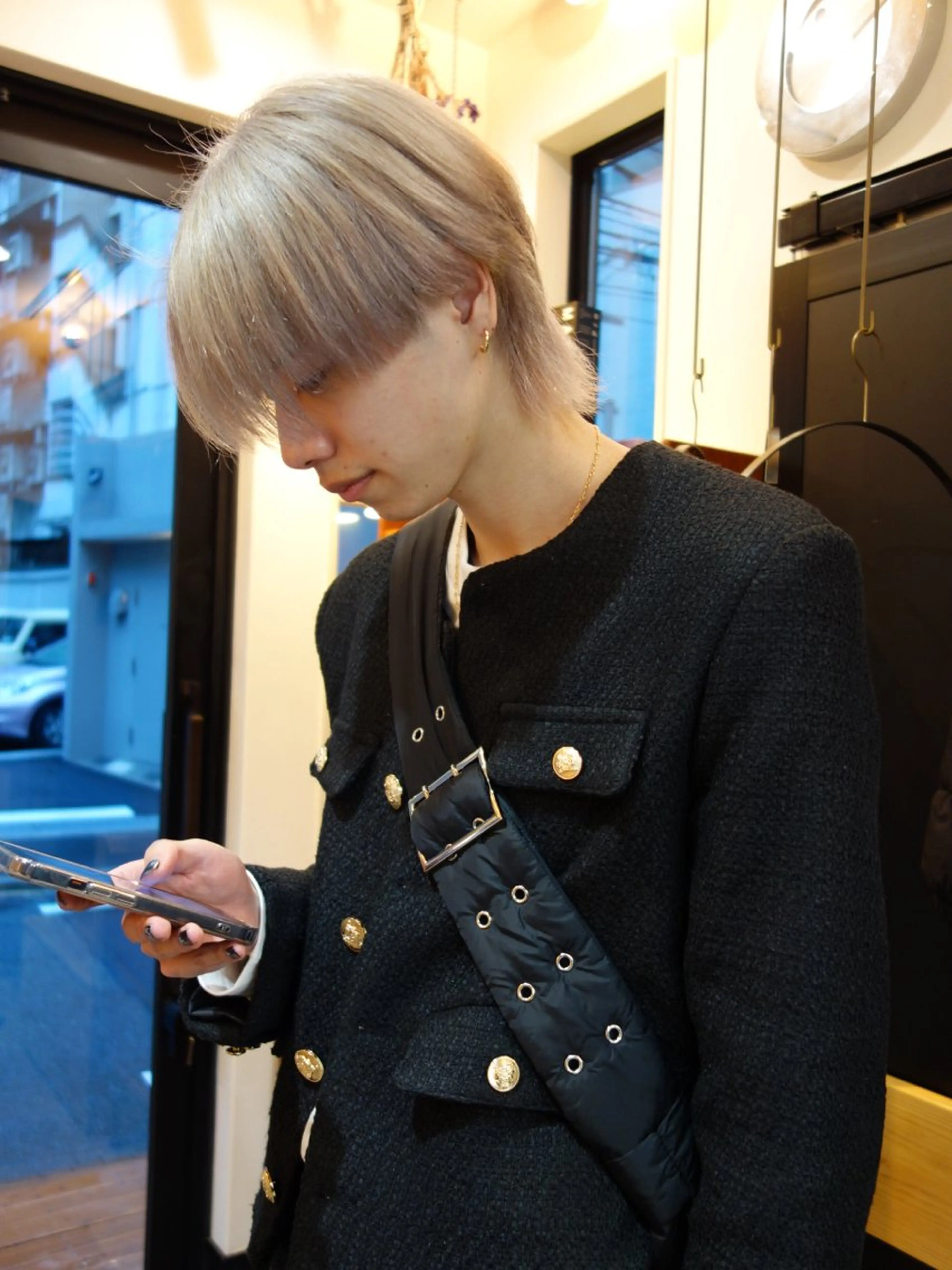 ショート カラー メンズ 花香竜太/エクステ /ハイトーンカラーのヘアスタイル