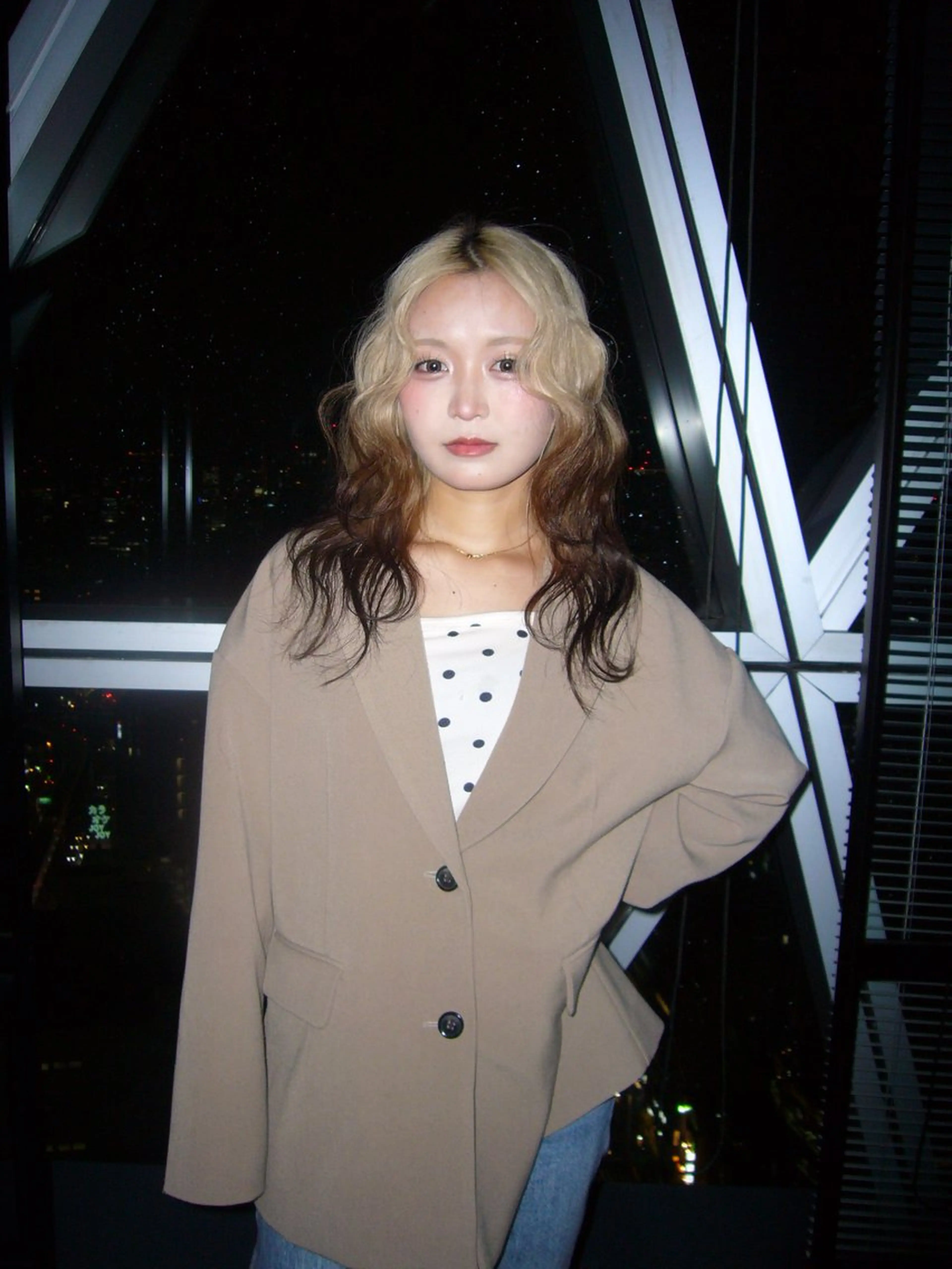 カラー ヘアカラー 布目 わこのヘアスタイル