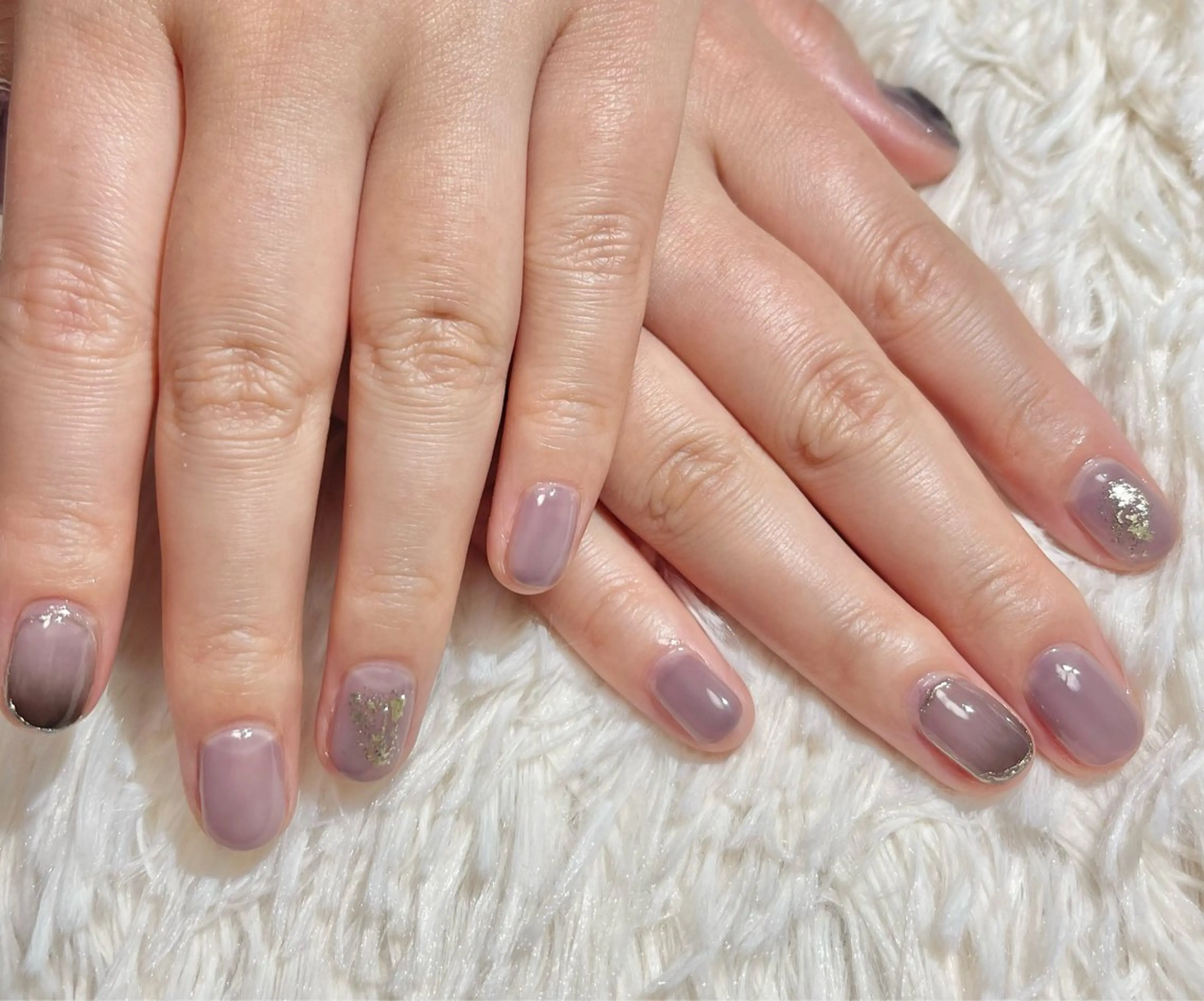 ネイル 持ち込み ニュアンスネイル ワンカラーネイル nanairo nailのネイルデザイン