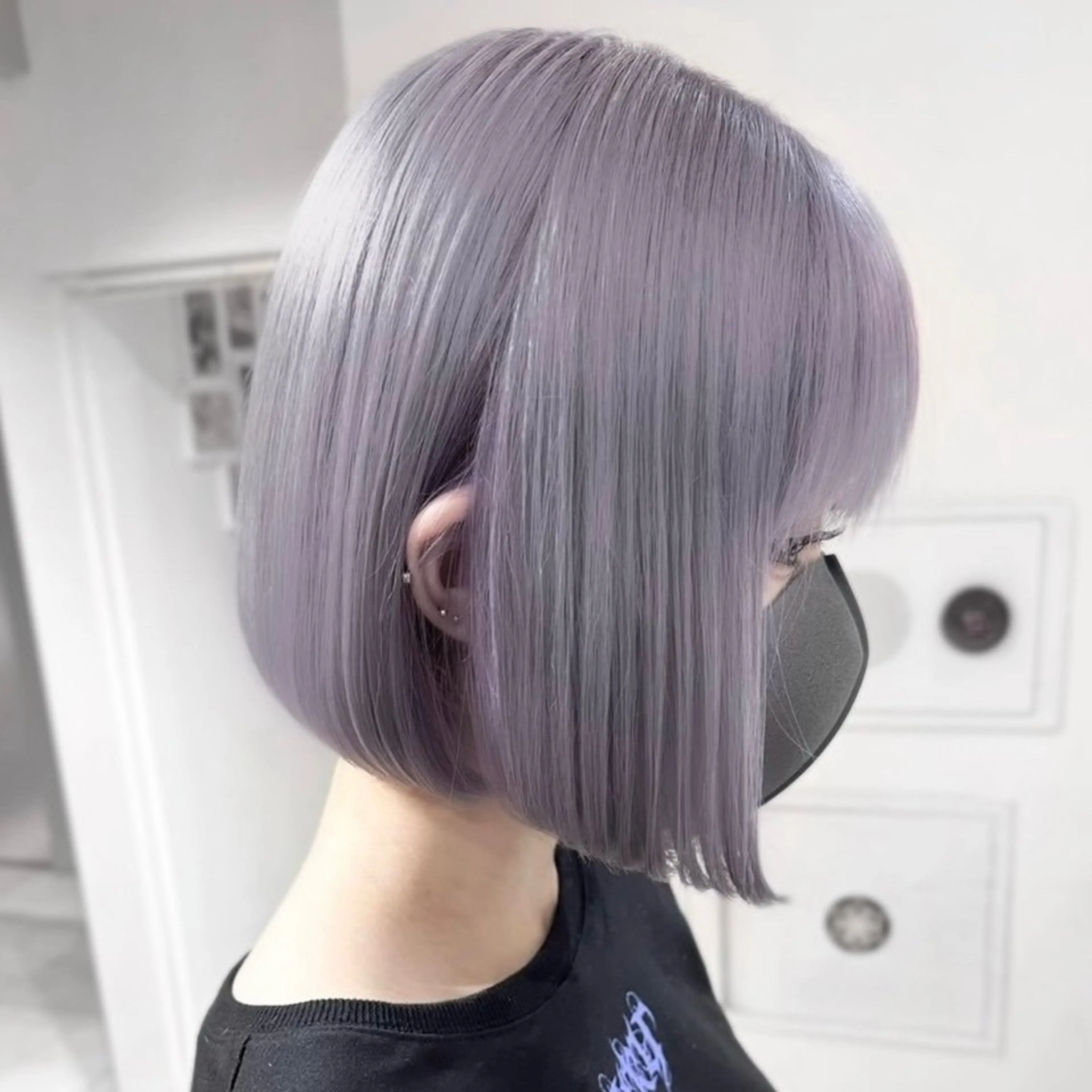 ショート カラー ハイトーン×推し カラー💫Miyuのヘアスタイル