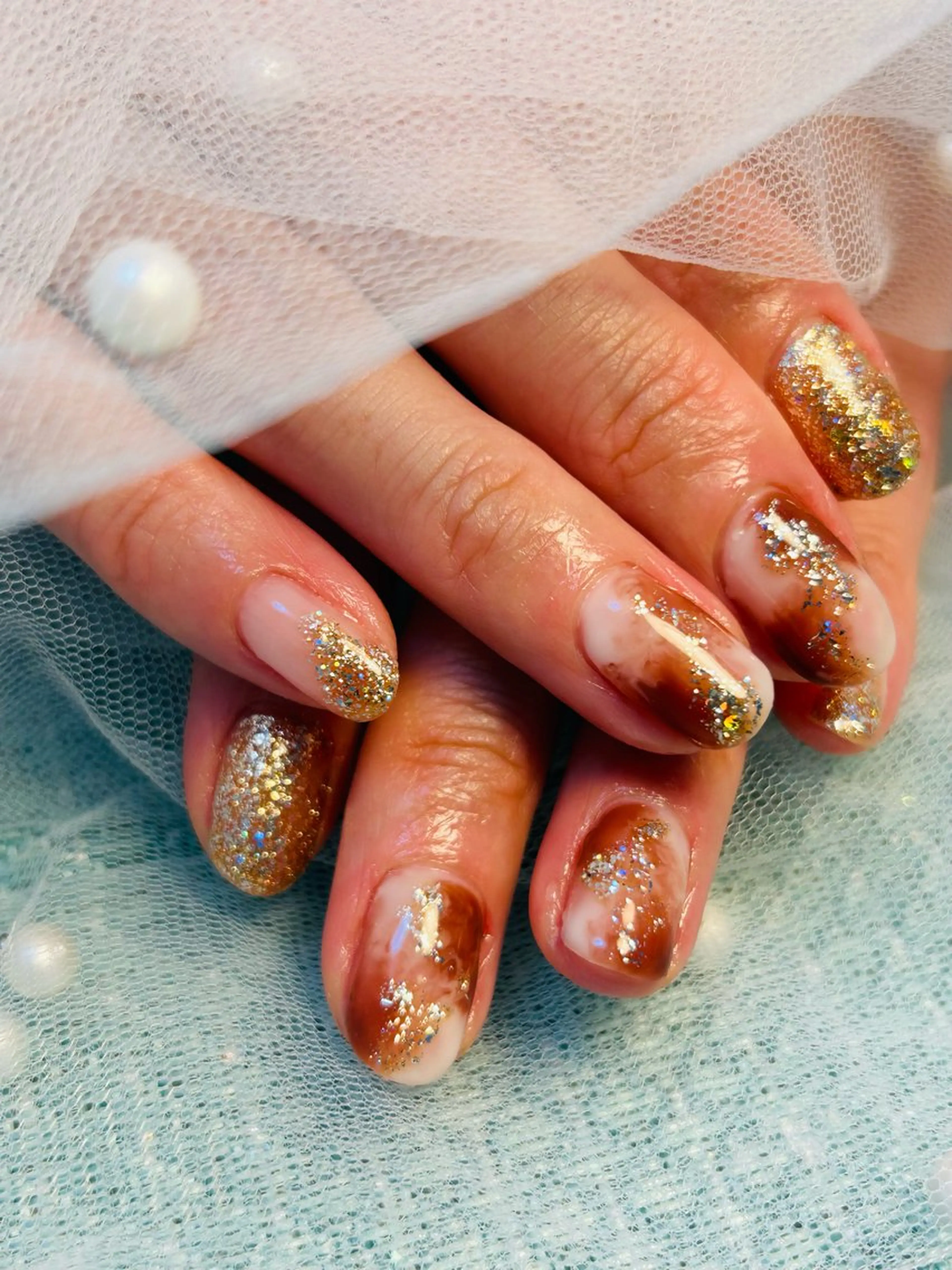ネイル ニュアンスネイル 金森 真以のネイルデザイン
