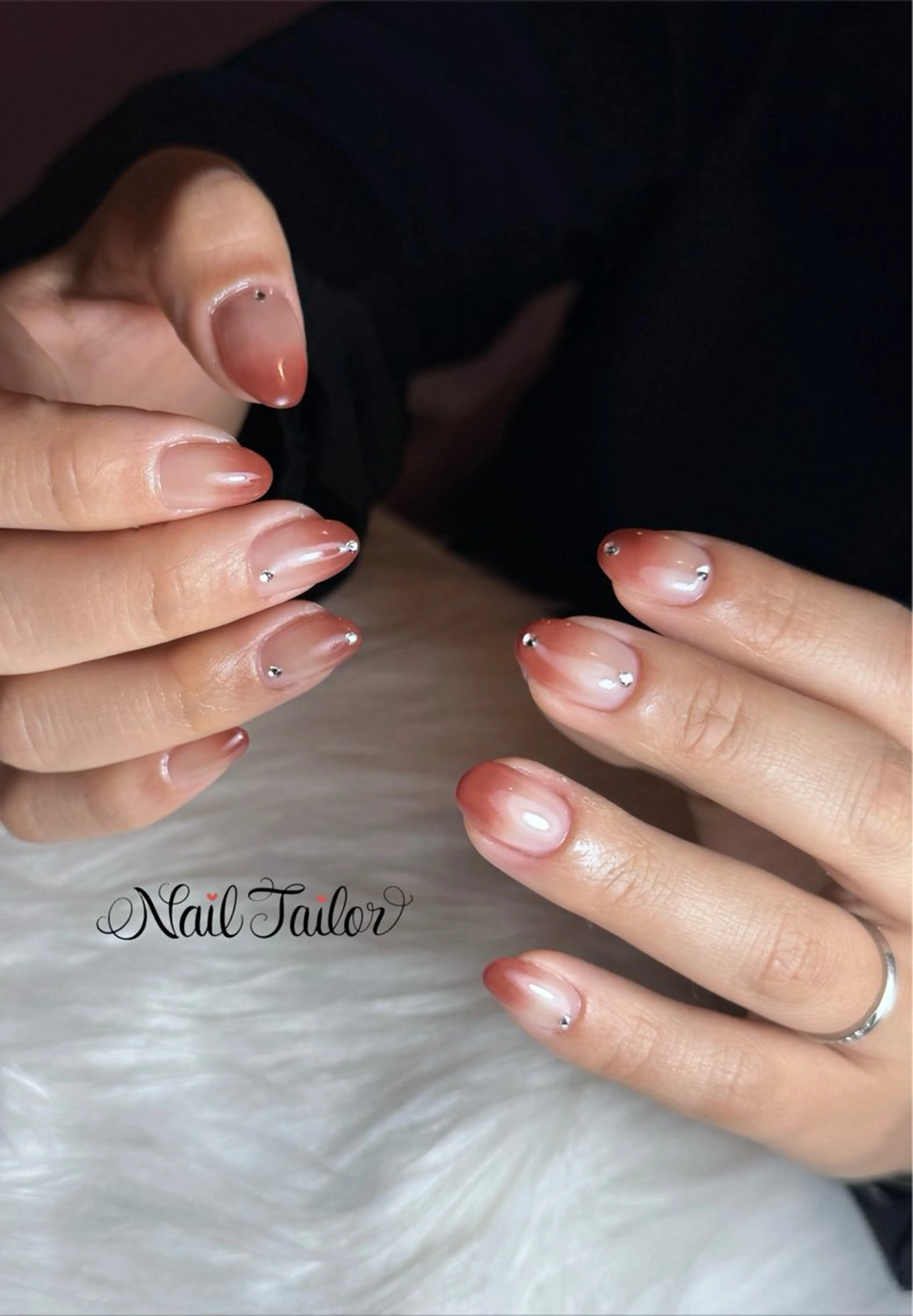 ネイル グラデーション オフィスネイル ハンドネイル NailTailor ネイルテイラーのネイルデザイン