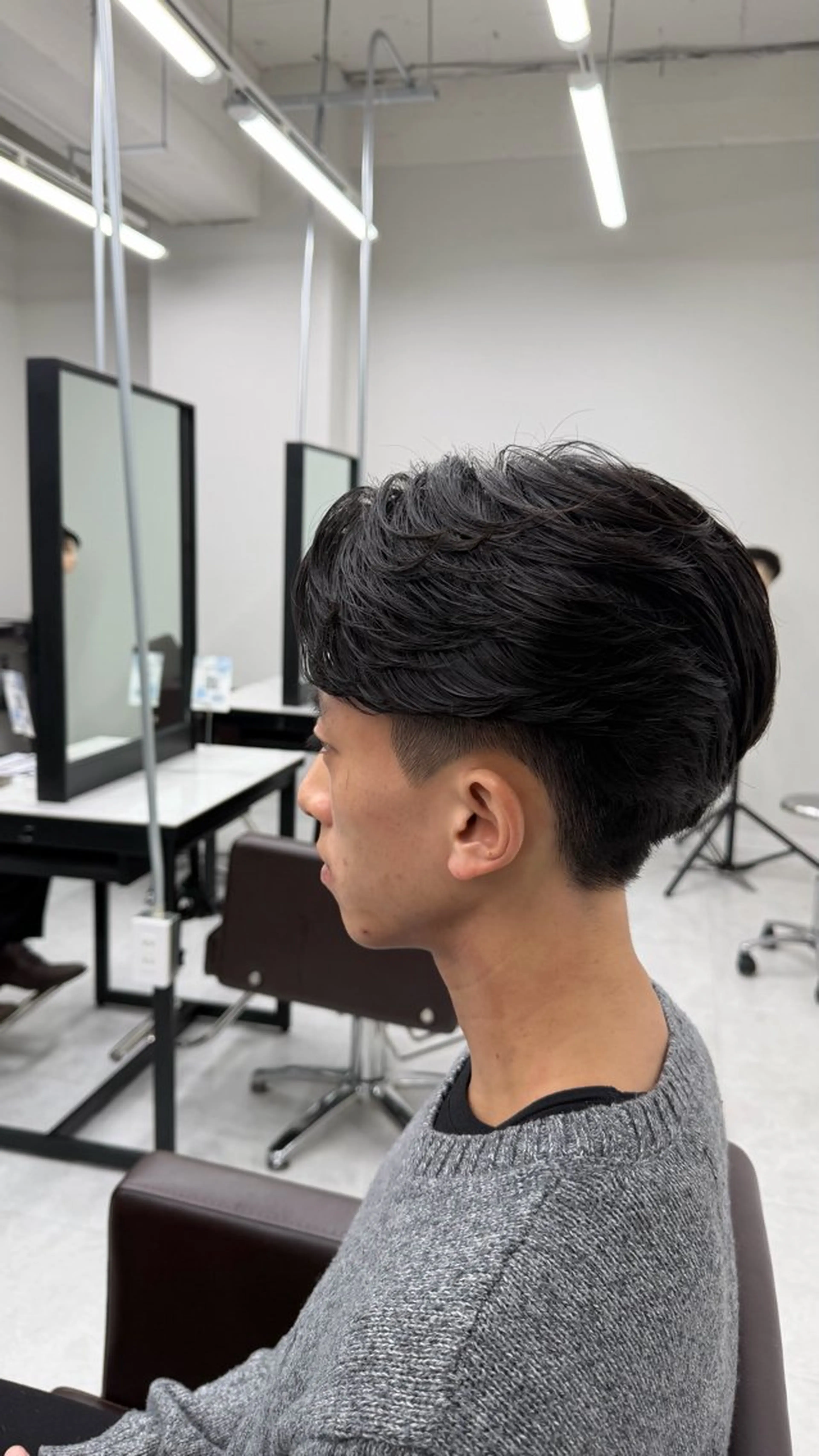 パーマ カット パーマ ウルフ/毛流れ/ アイロン風/AOTOのヘアスタイル