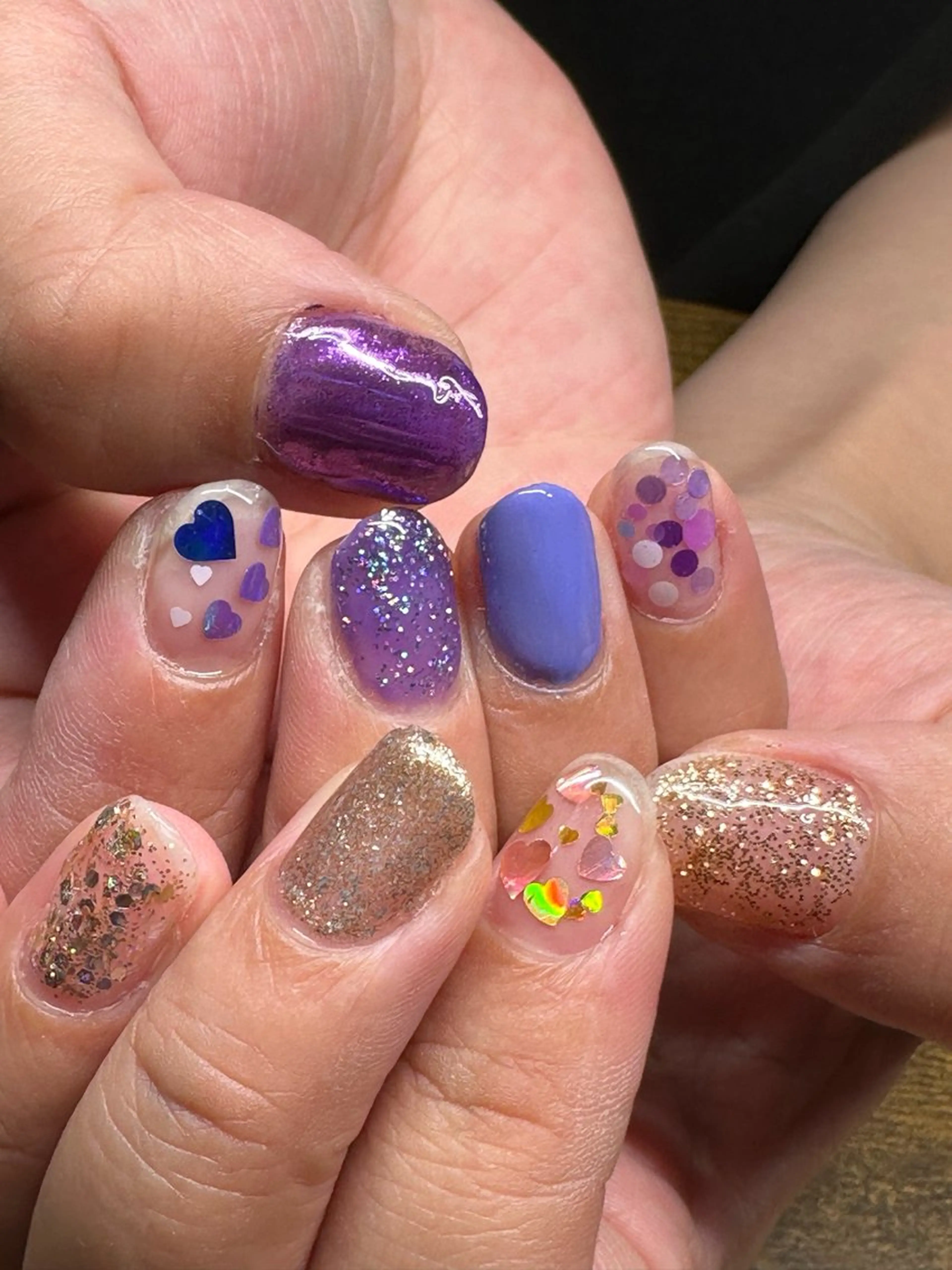 ネイル ゴールド つめピリカ きさらのネイルデザイン