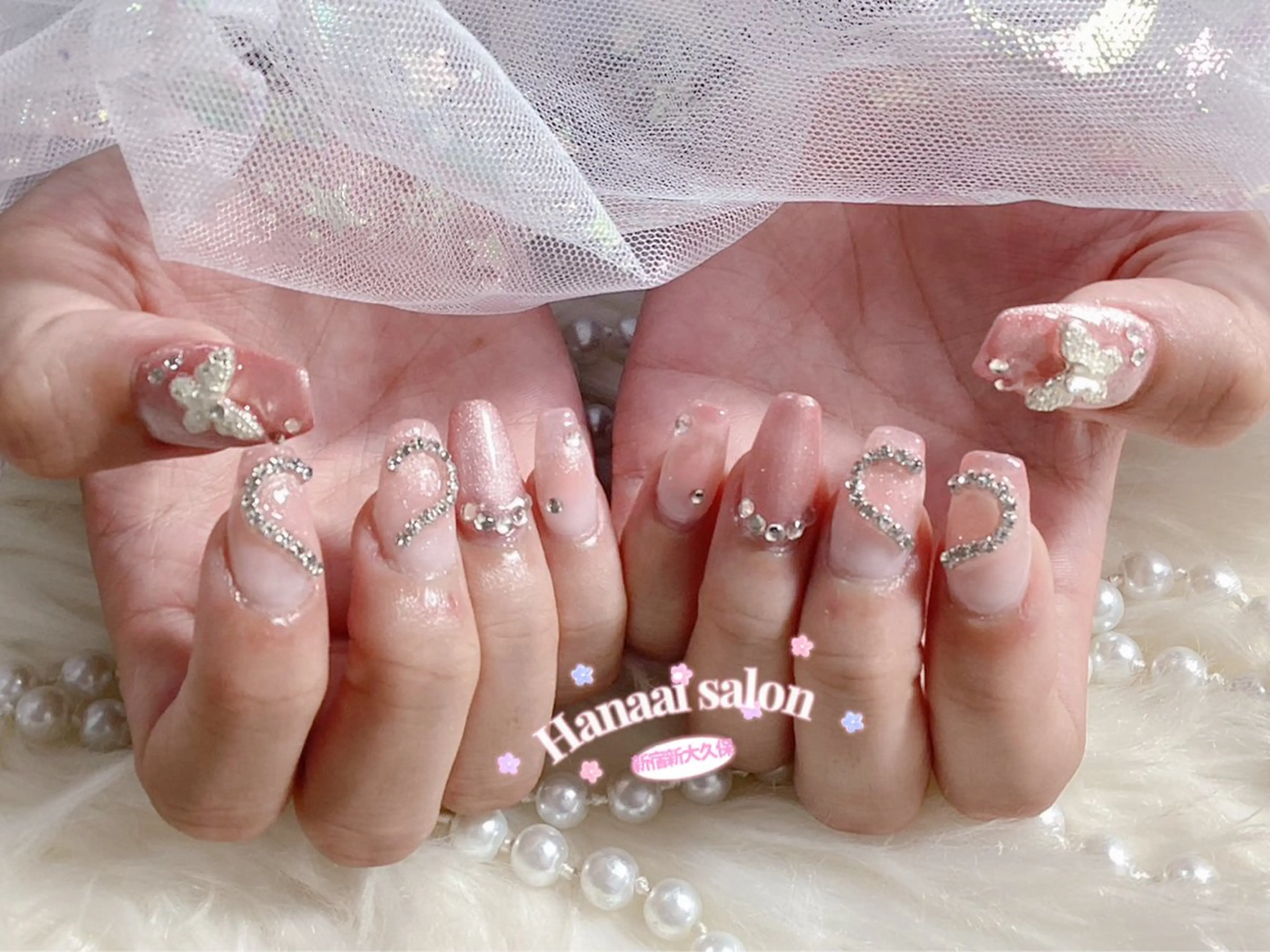 ネイル ハンドネイル Hanaai Salon新大久保店のネイルデザイン