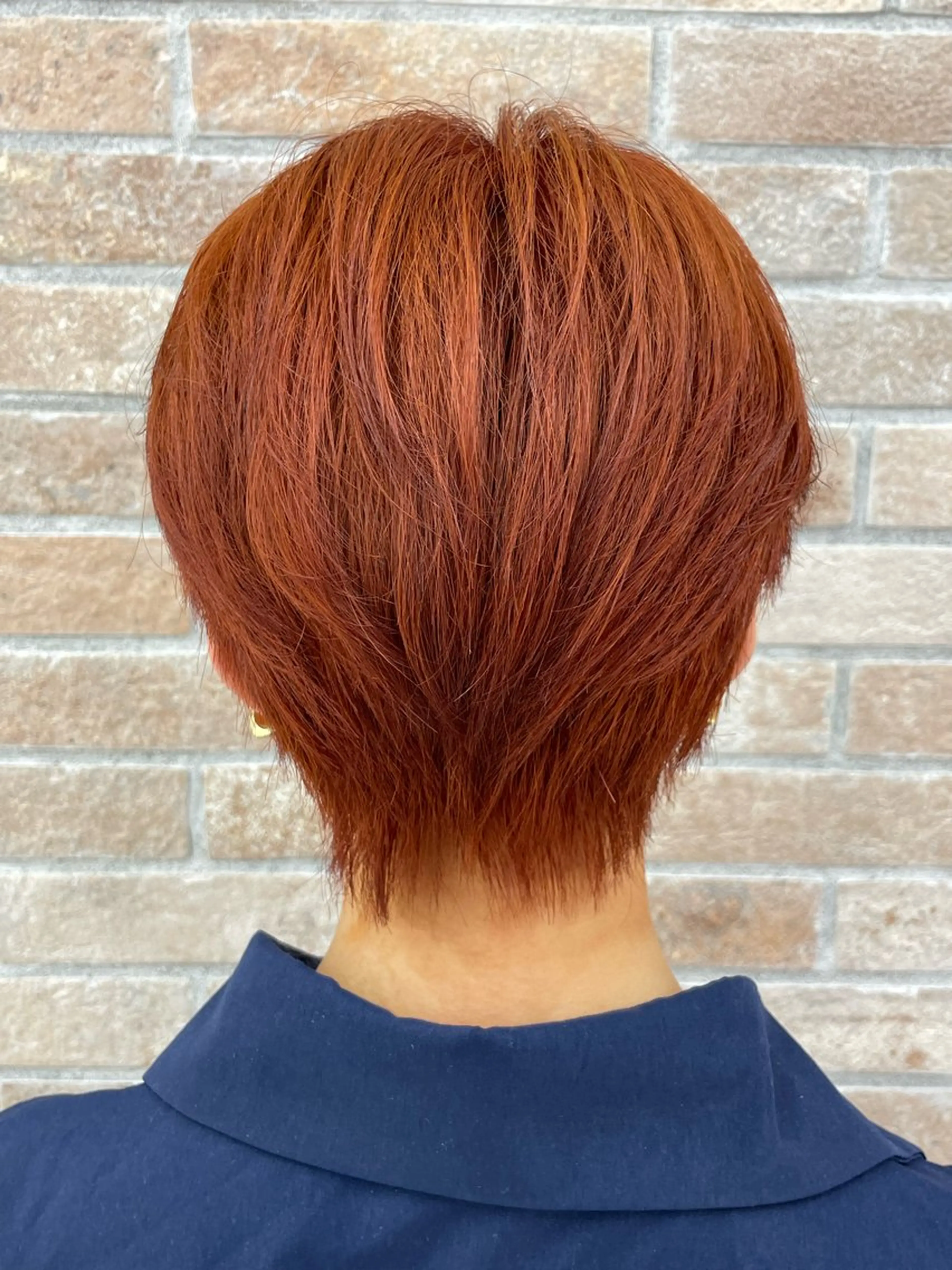 ショート カラー ハンサムショート ベージュカラー ブラウンカラー 透明感カラー オレンジ 似合わせショート 鈴木豊のヘアスタイル