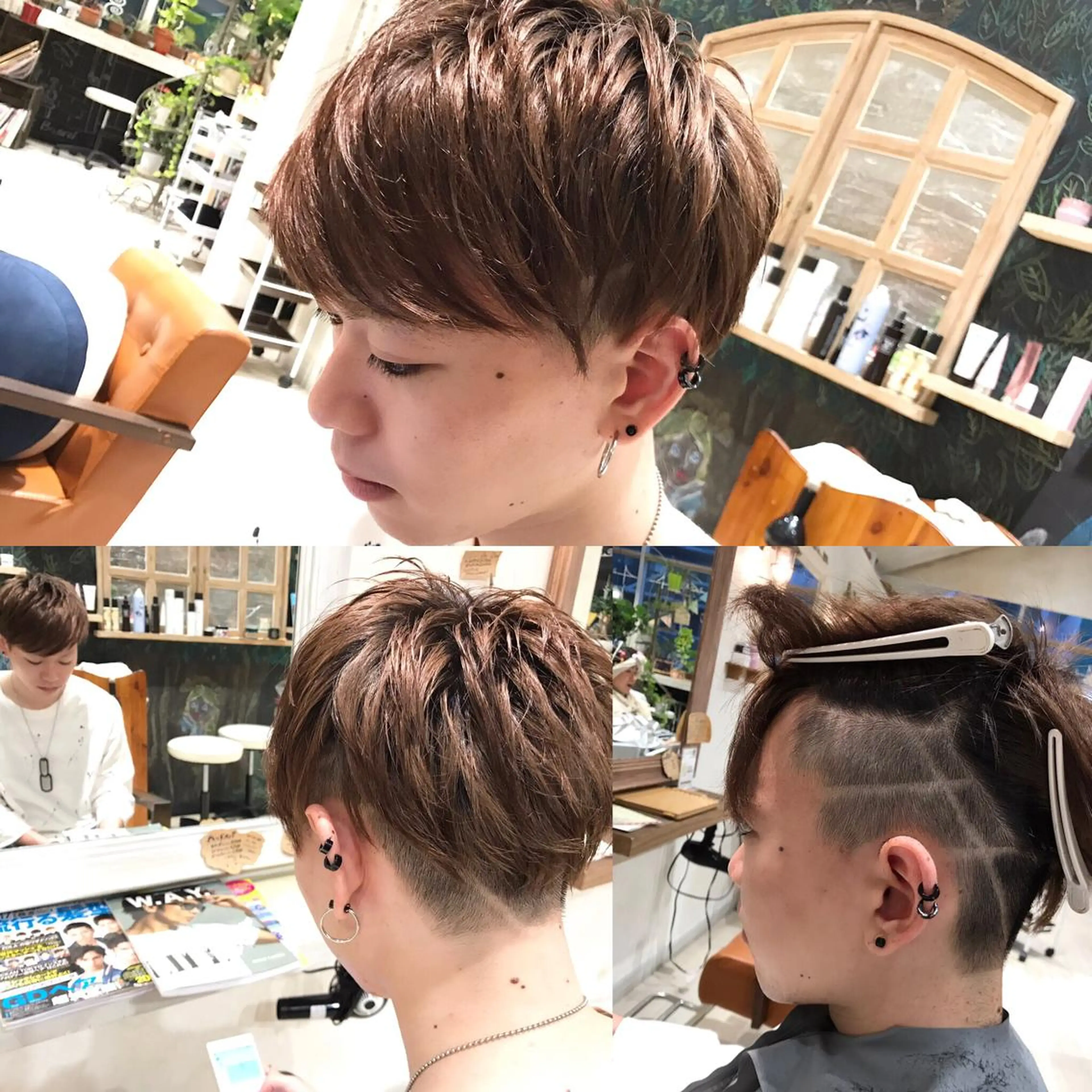 ショート メンズ ツーブロック メンズ指名多数!! SiLO 田島のヘアスタイル