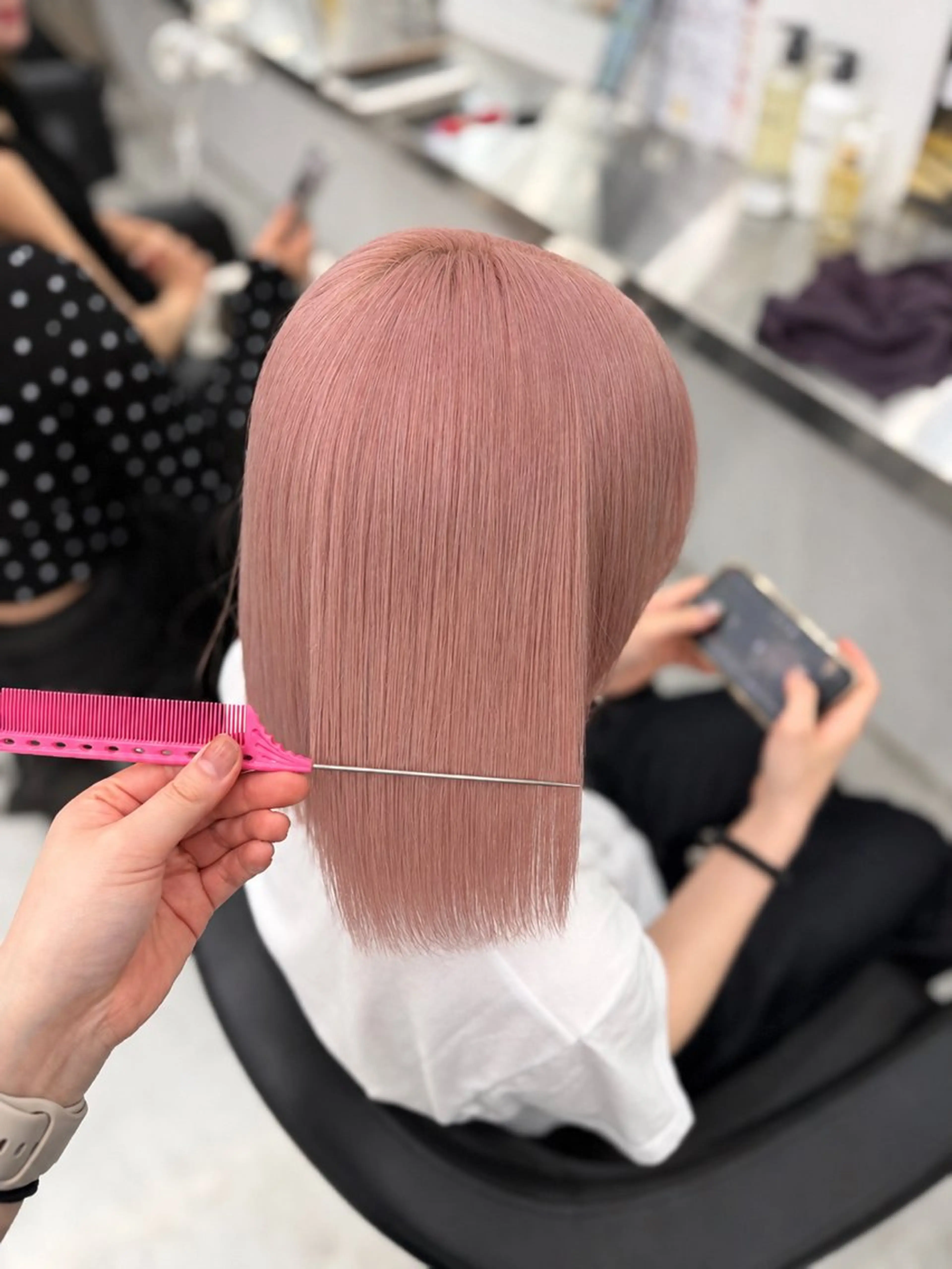 カラー ヘアカラー トリートメント 透明感ベージュ🎀 Anju/渋谷🎀のヘアスタイル
