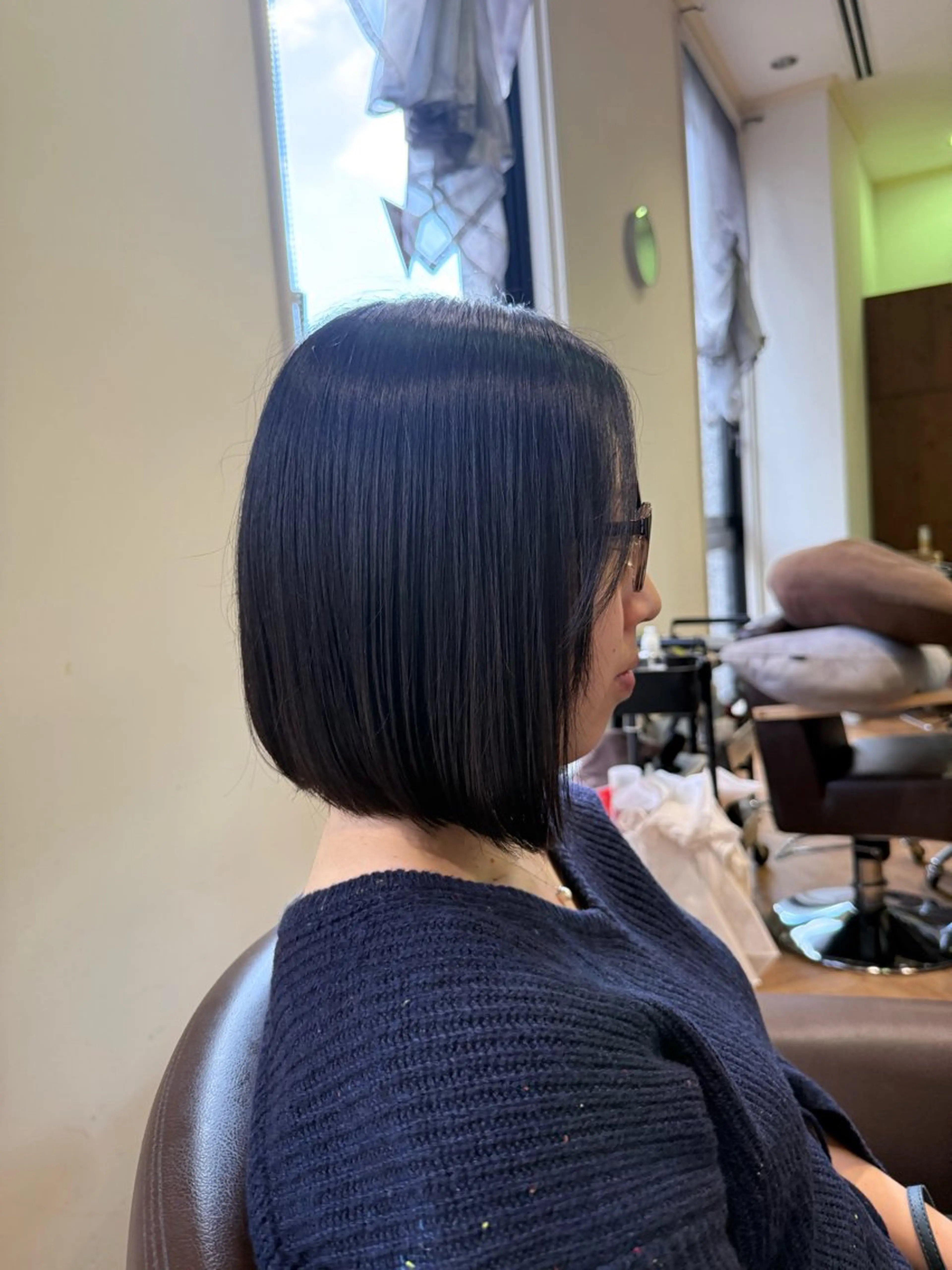 ミディアム 溝口 槙里也のヘアスタイル