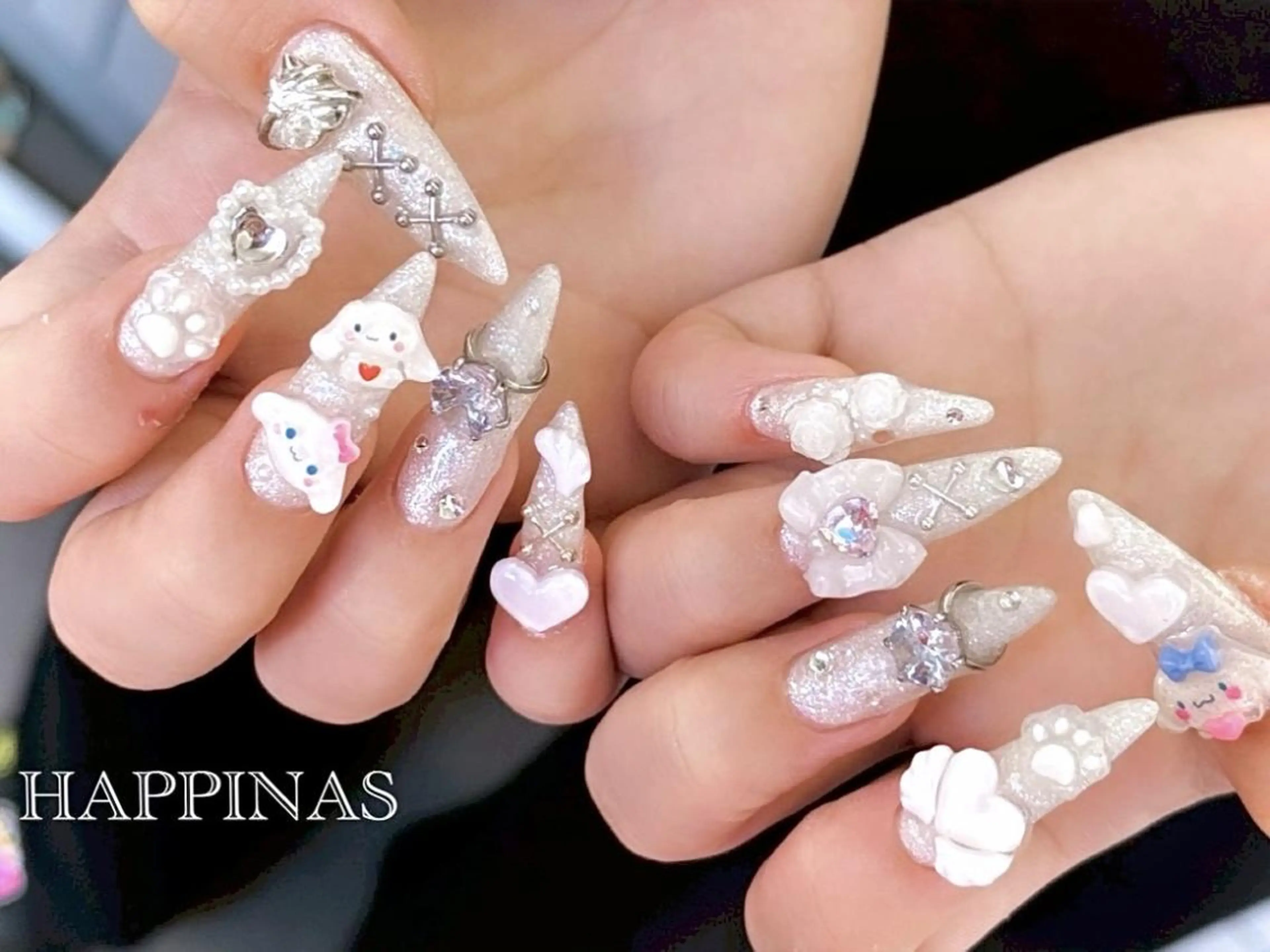 ネイル ハンドネイル HAPPINAS ののかのネイルデザイン