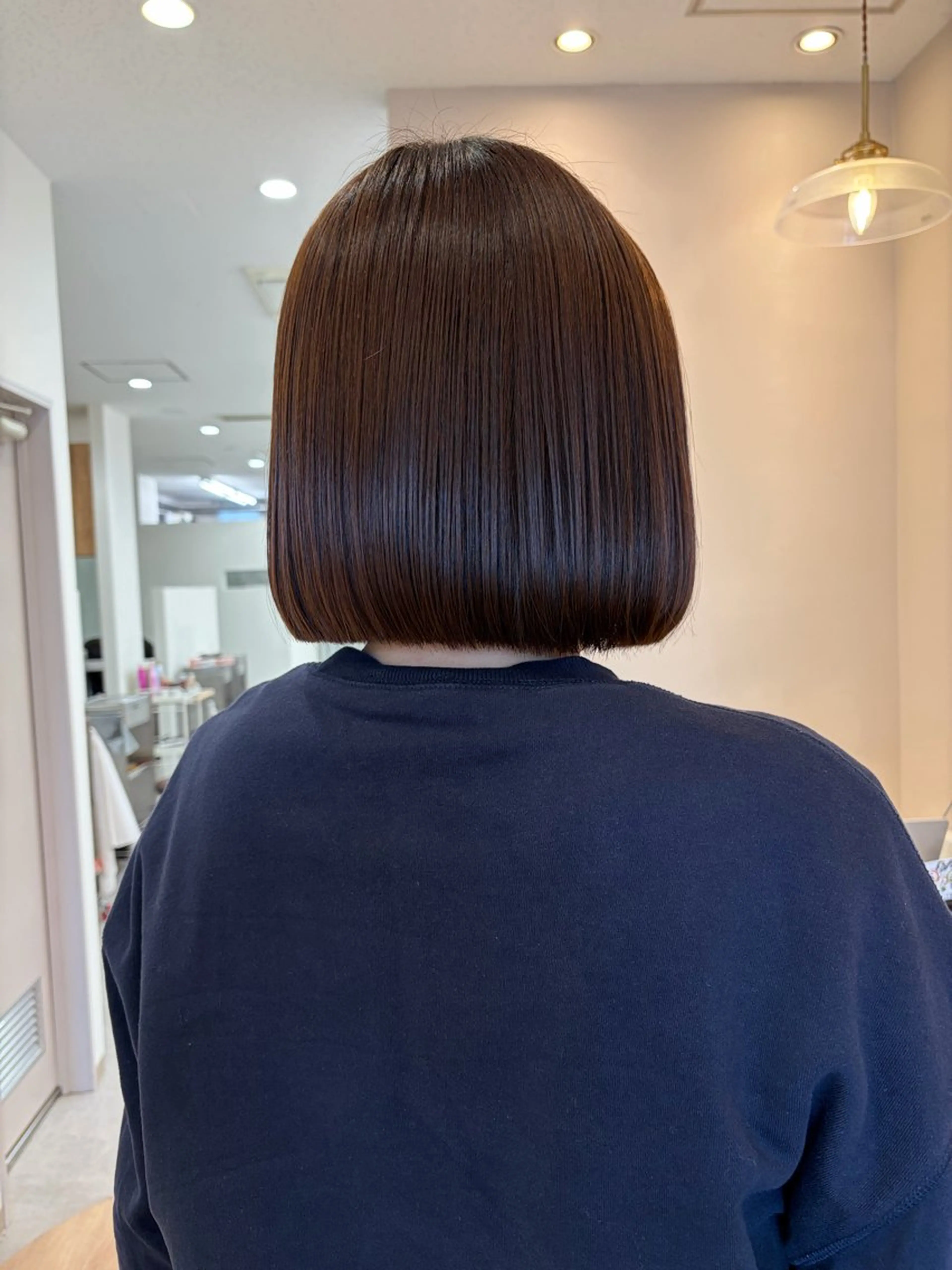 ミディアム 縮毛矯正 トリートメント ａｉｋａ🐩 /艶カラー/レイヤーのヘアスタイル