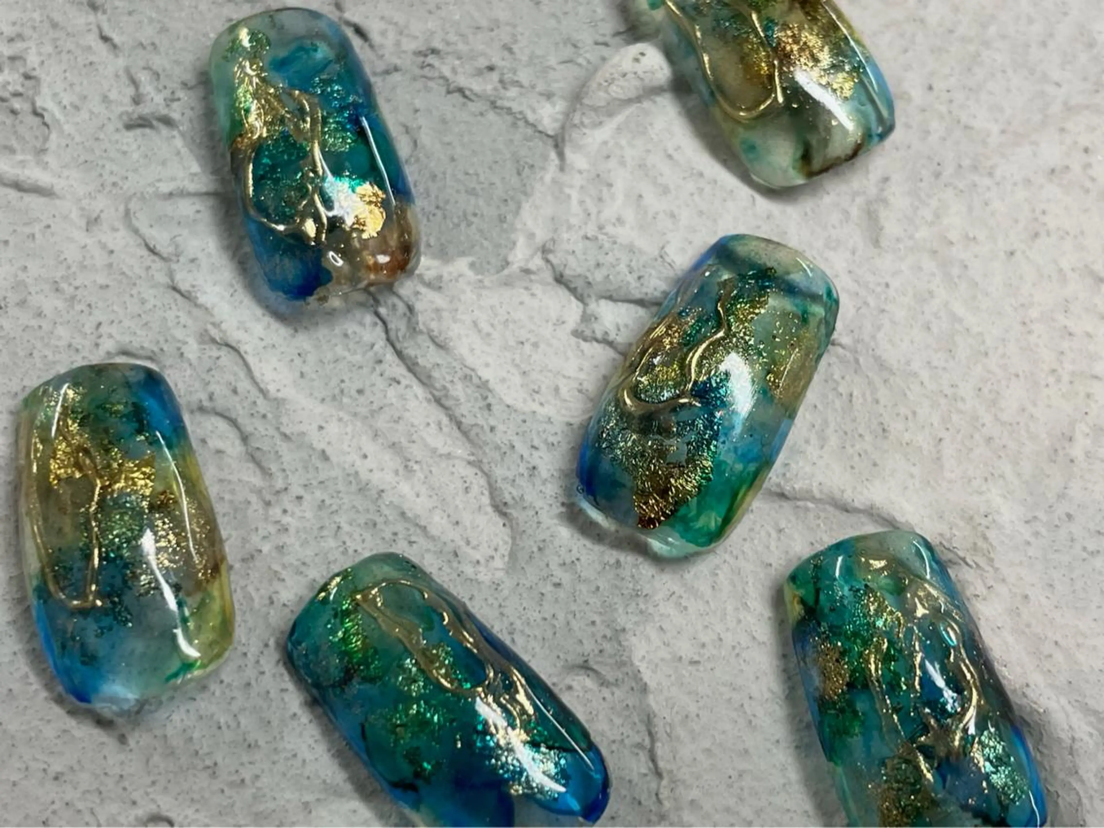 ネイル フットネイル nailpark_ MITSUMEのネイルデザイン