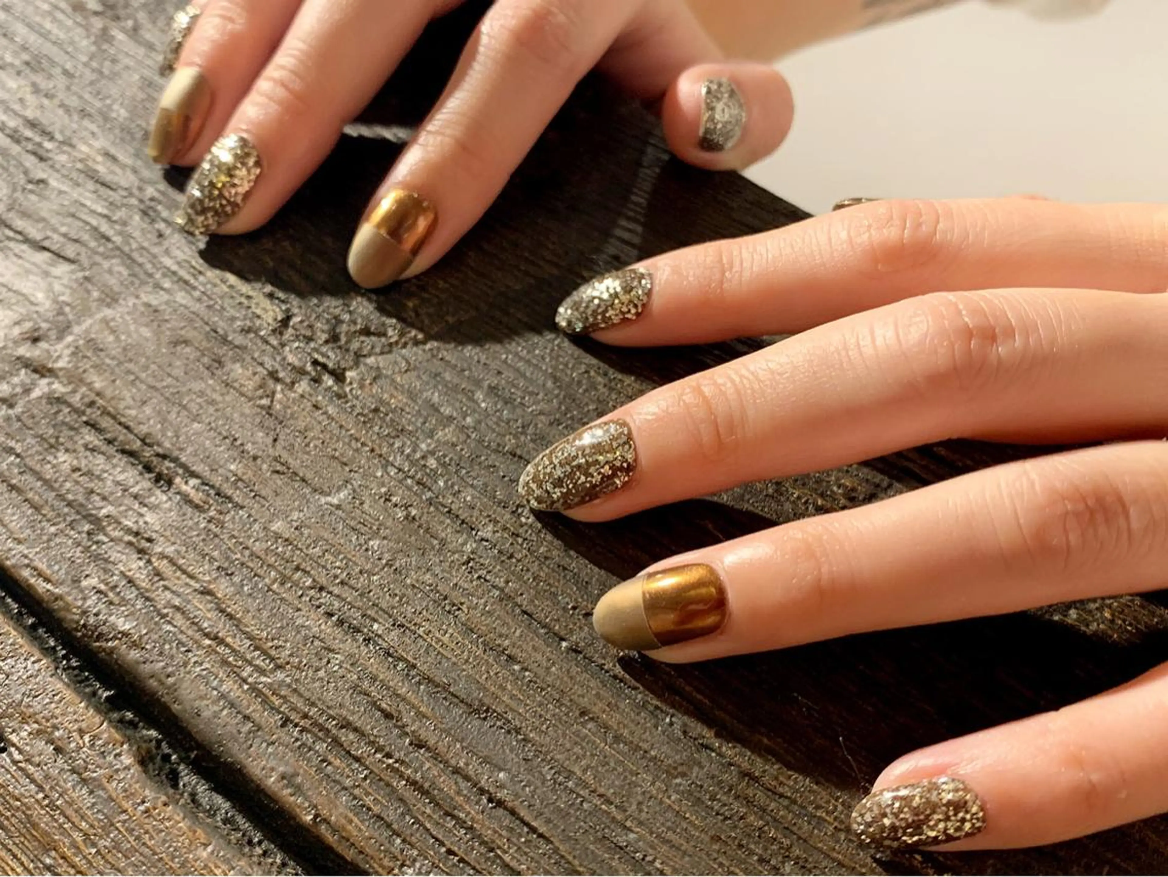 ネイル マットネイル ミラーネイル diar blue 湘南台店のネイルデザイン