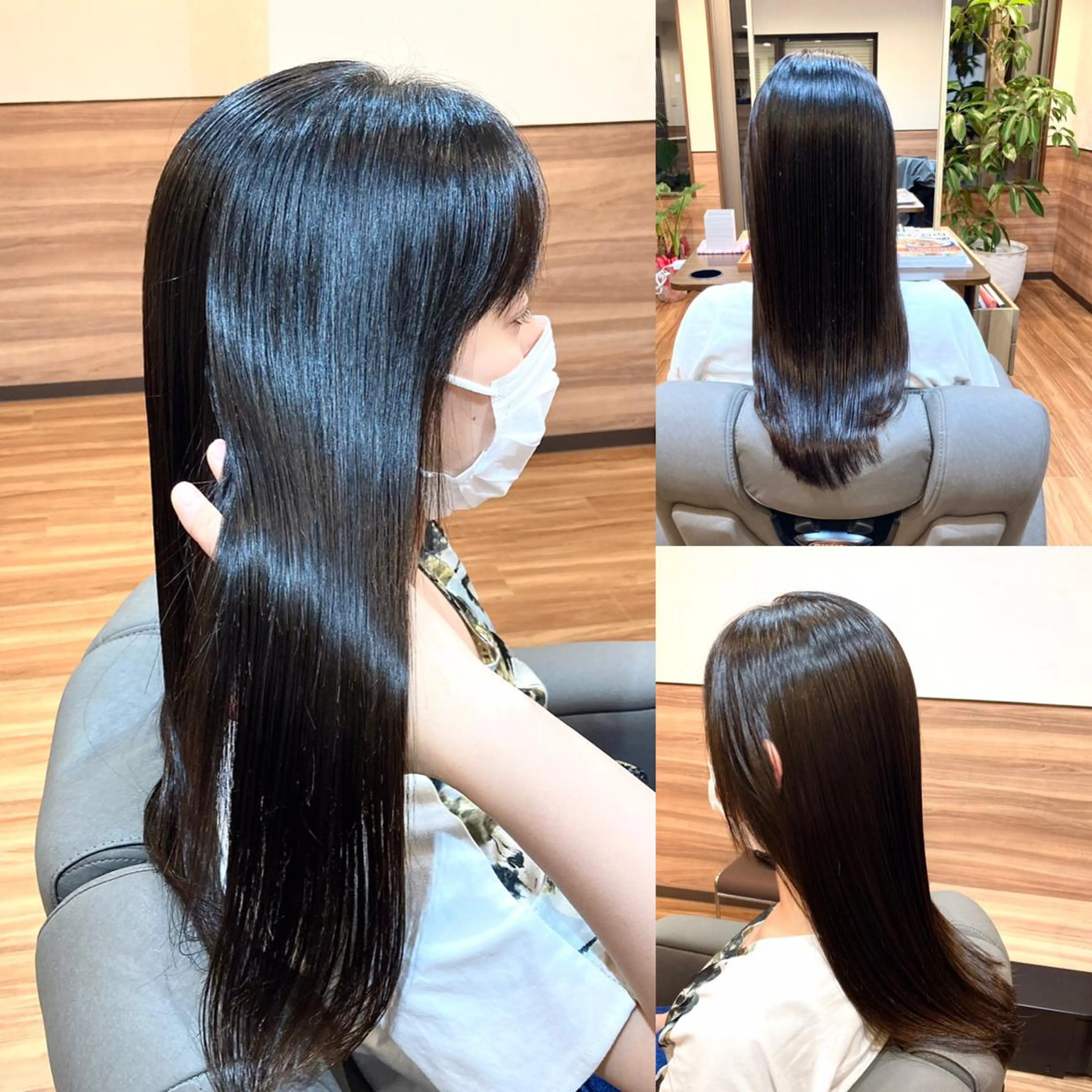 ロング 髪質改善 トリートメント Annon プライベートサロンのヘアスタイル