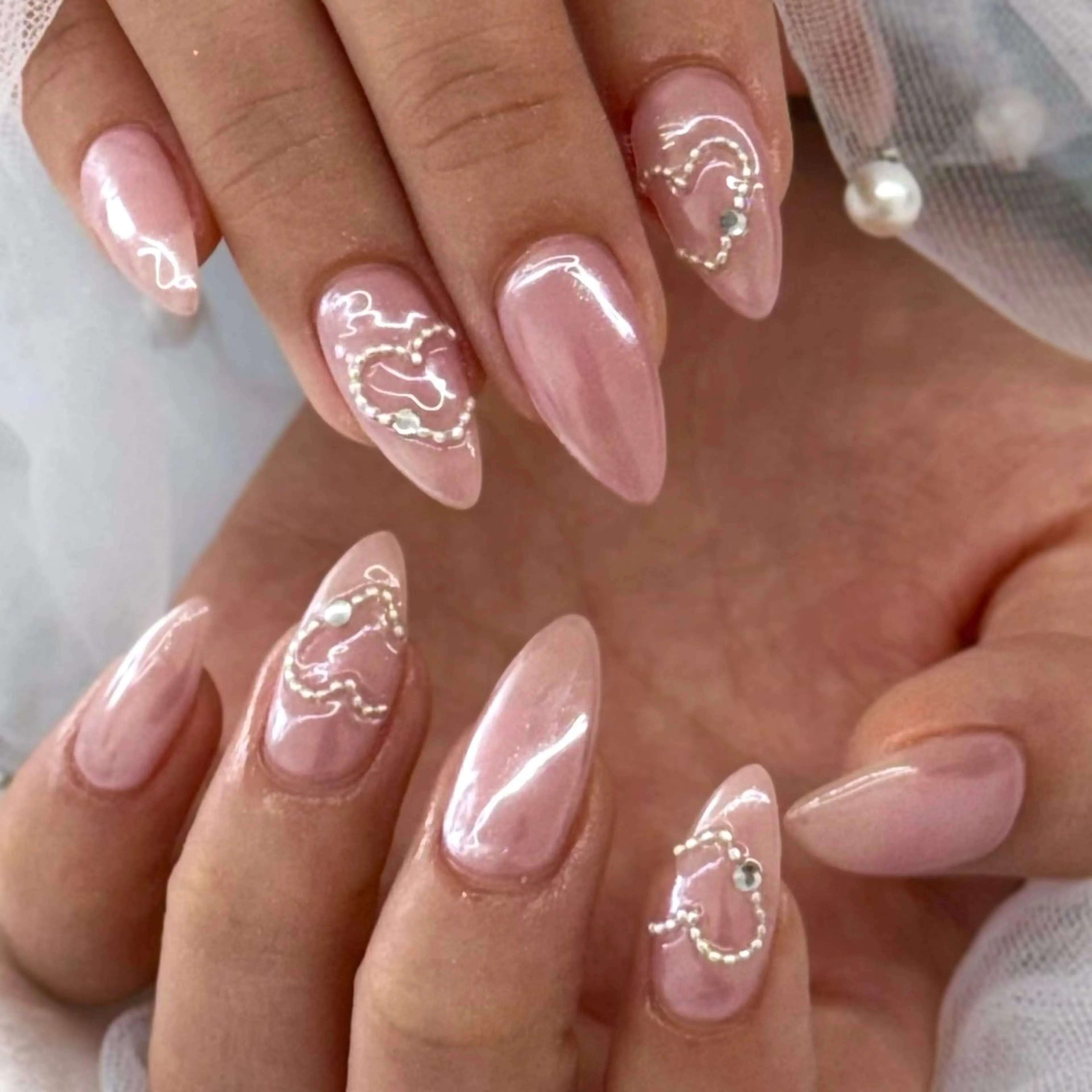 ネイル ハンドネイル ハンドケア Chizuru ☾ ໋のネイルデザイン