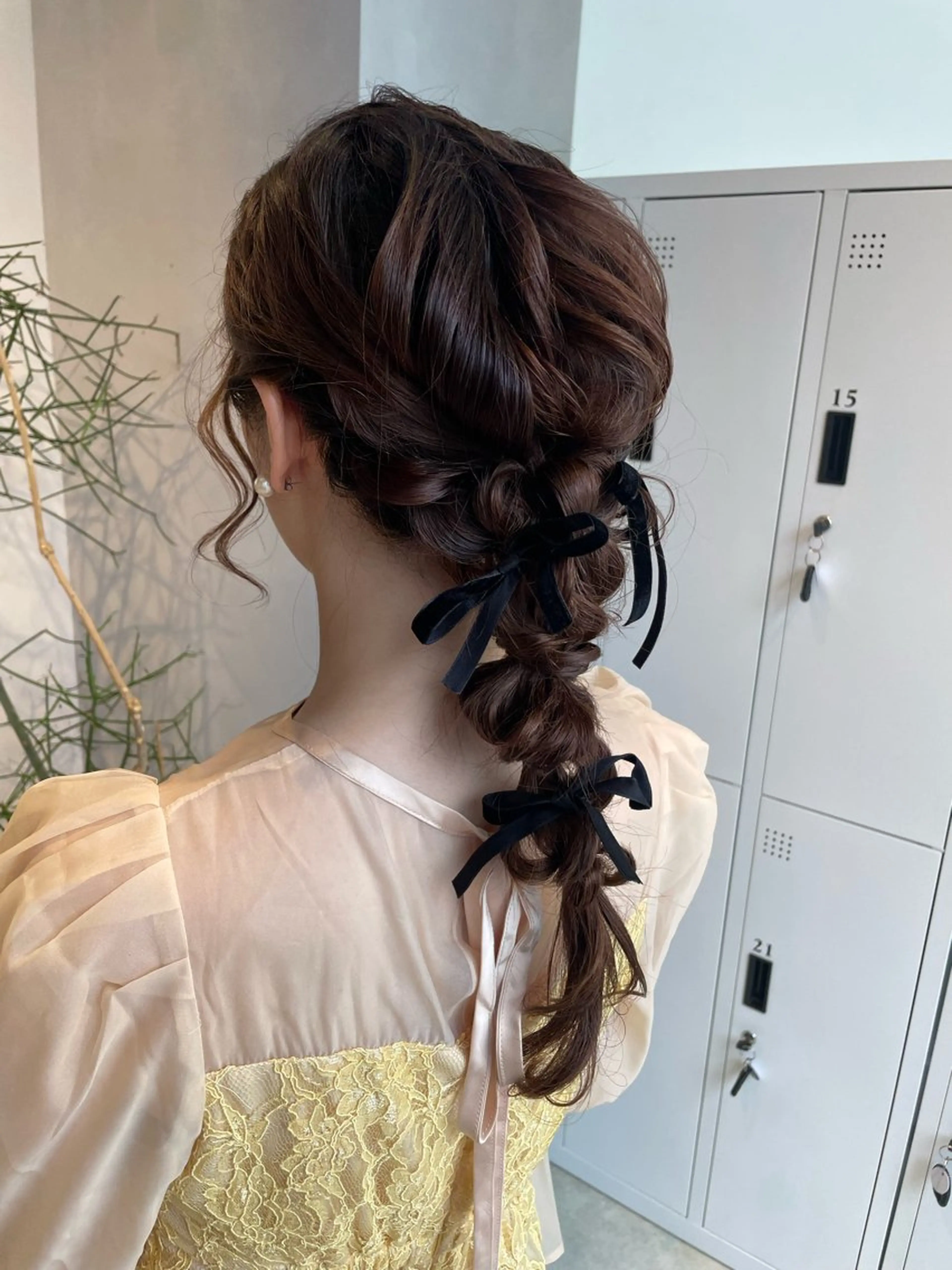 ヘアアレンジ 透明感カラー✨艶髪 制作🌱山根あゆみのヘアスタイル