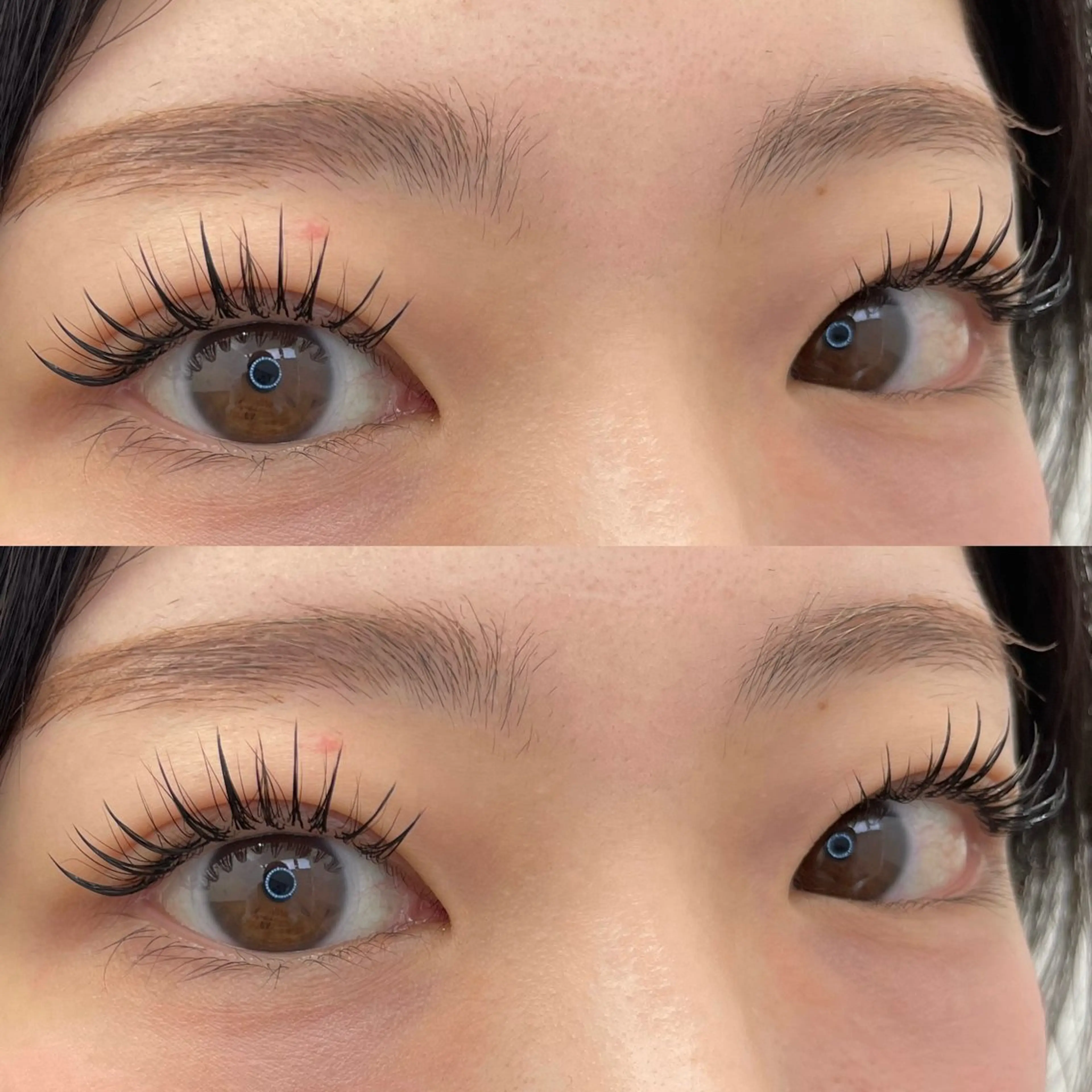 マツエク・マツパ フラットラッシュ 一重×まつ毛パーマ MARI 🩵🫧のマツエク・マツパデザイン