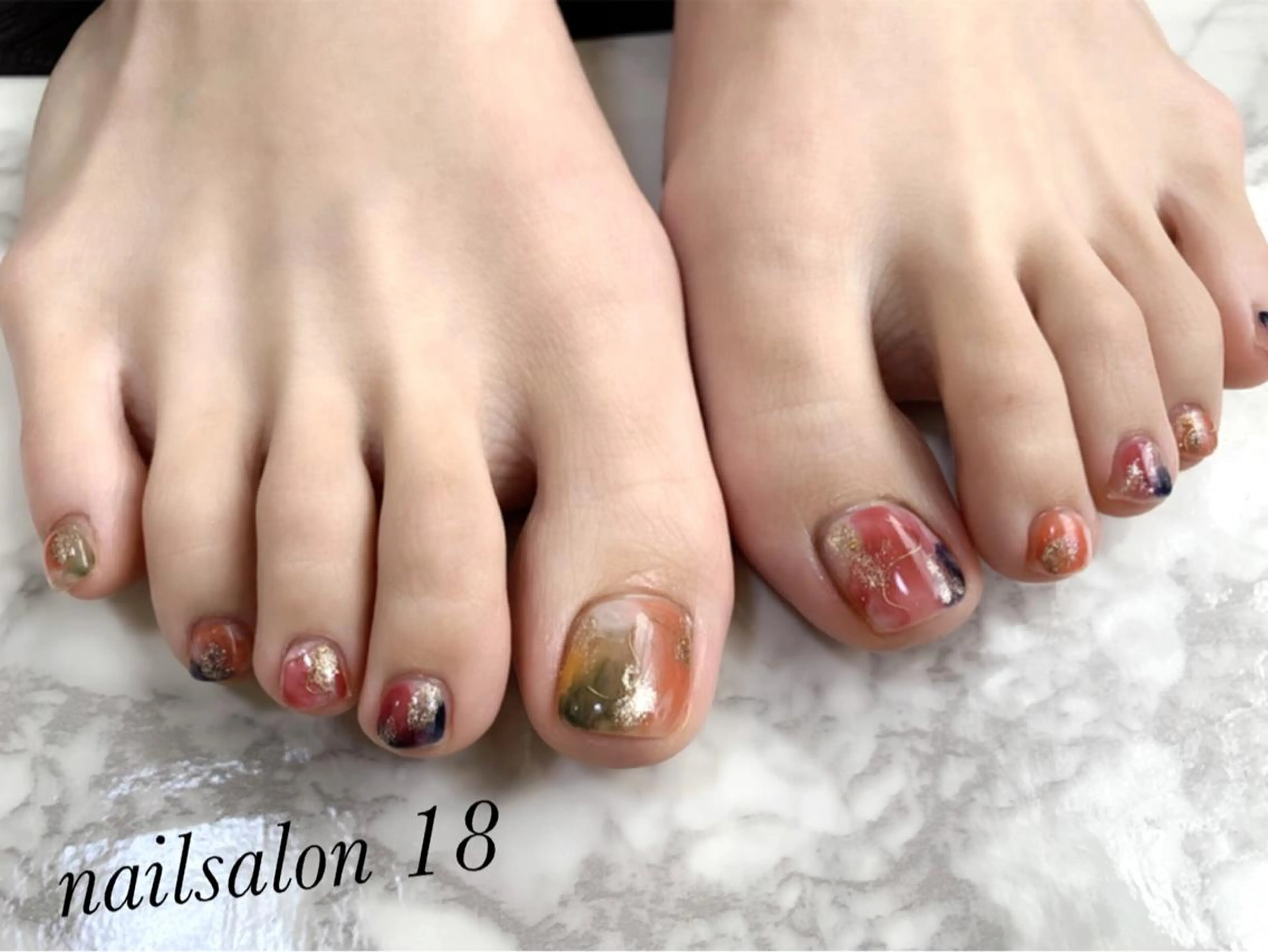 メンズ ネイル フットネイル nail salon 18.のネイルデザイン