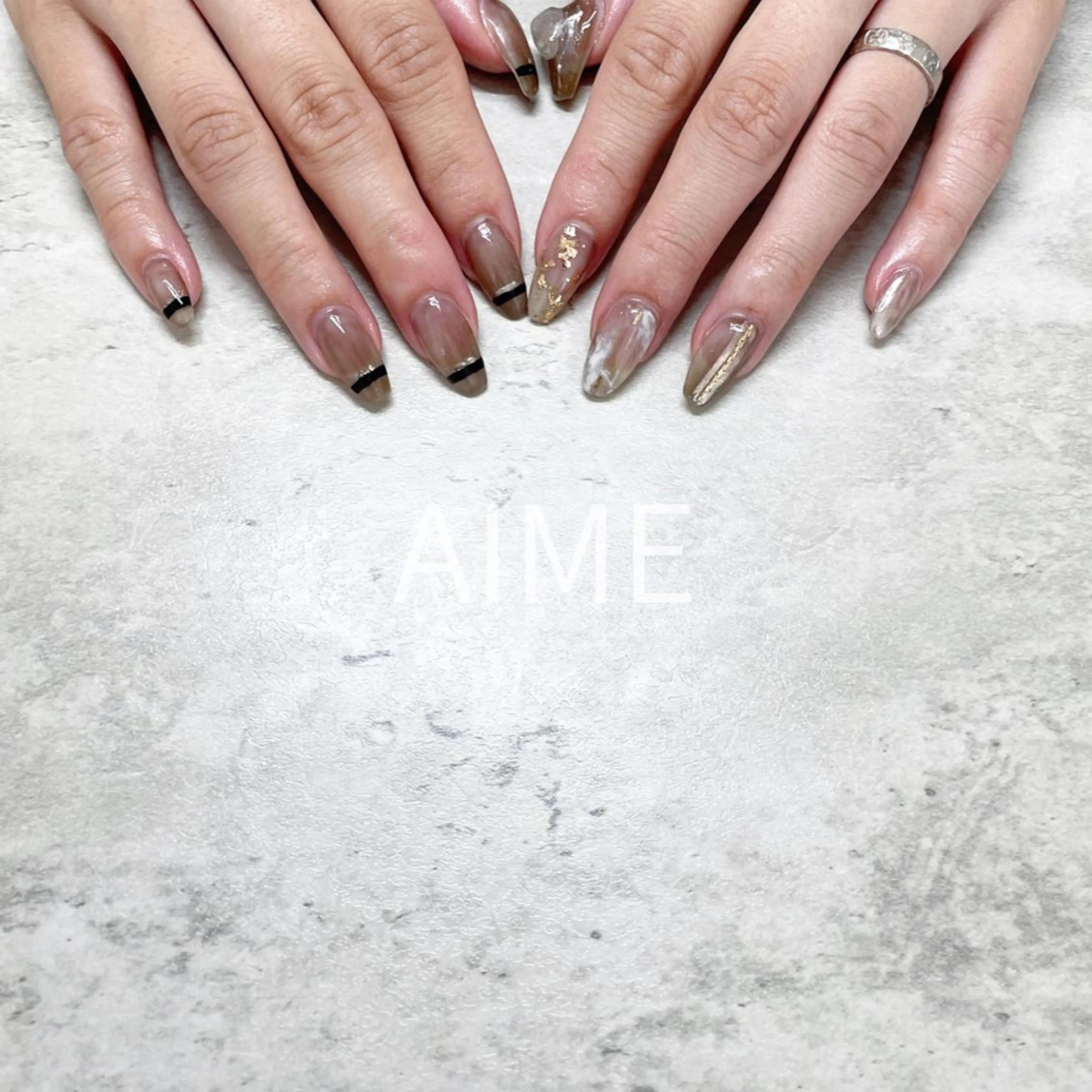 ネイル ハンドネイル AIME （momo）のネイルデザイン
