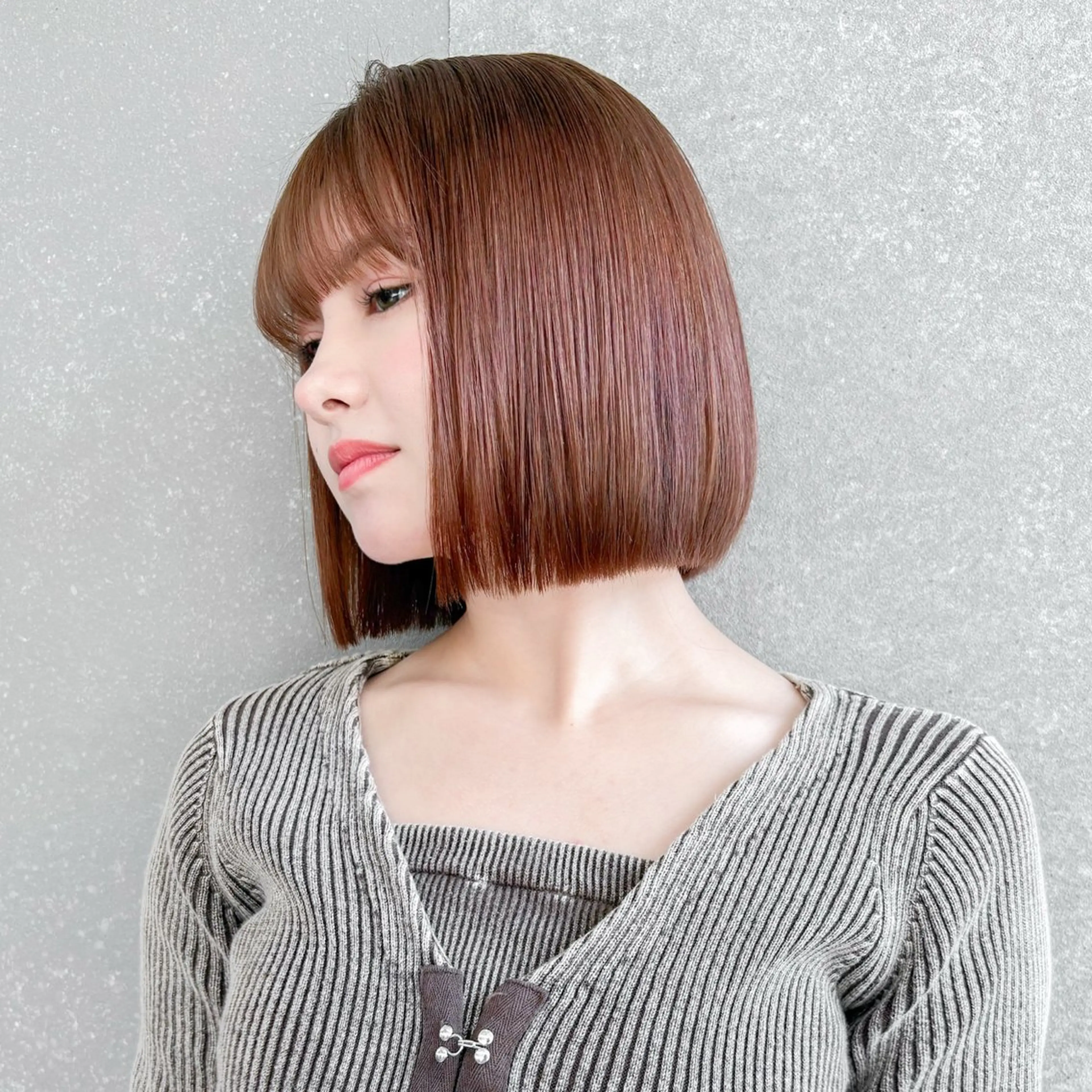 ミディアム 韓国レイヤー／似合わ せ／nazuna🩵のヘアスタイル