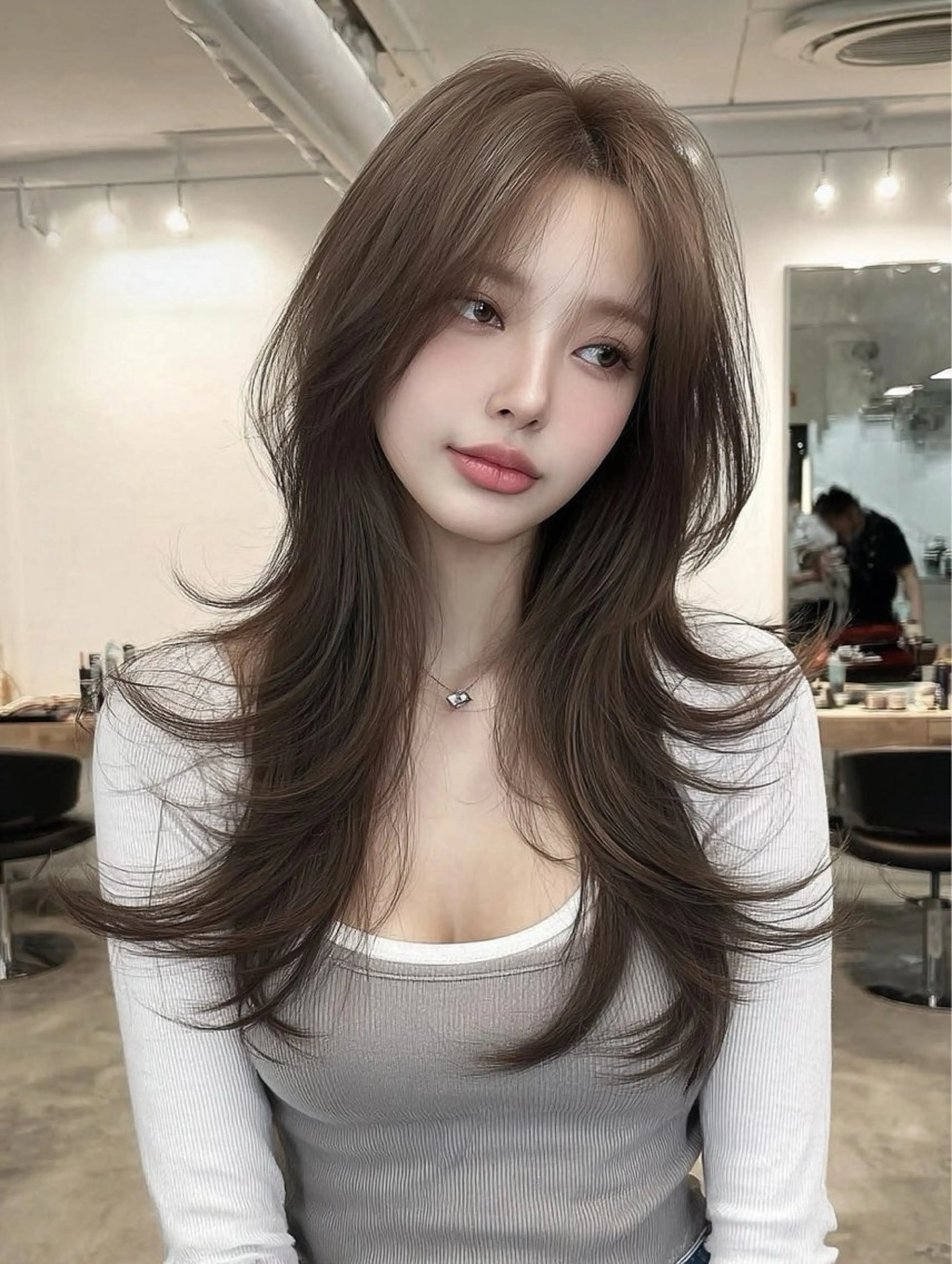 セミロング はる🧚‍♂️髪質改 善🧼カラー/マツパのヘアスタイル