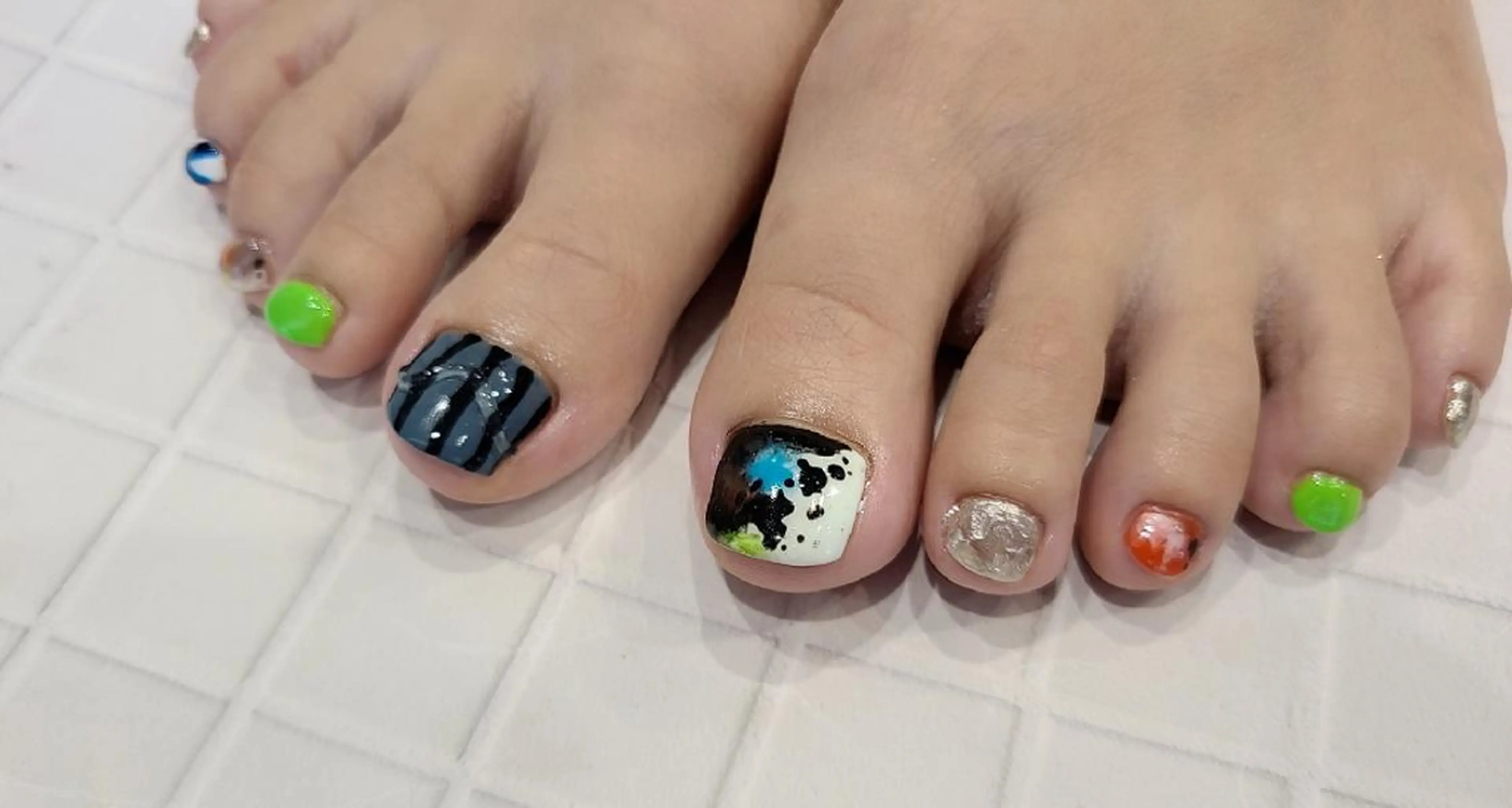 ネイル アートネイル フットネイル 関口 友菜のヘアスタイル