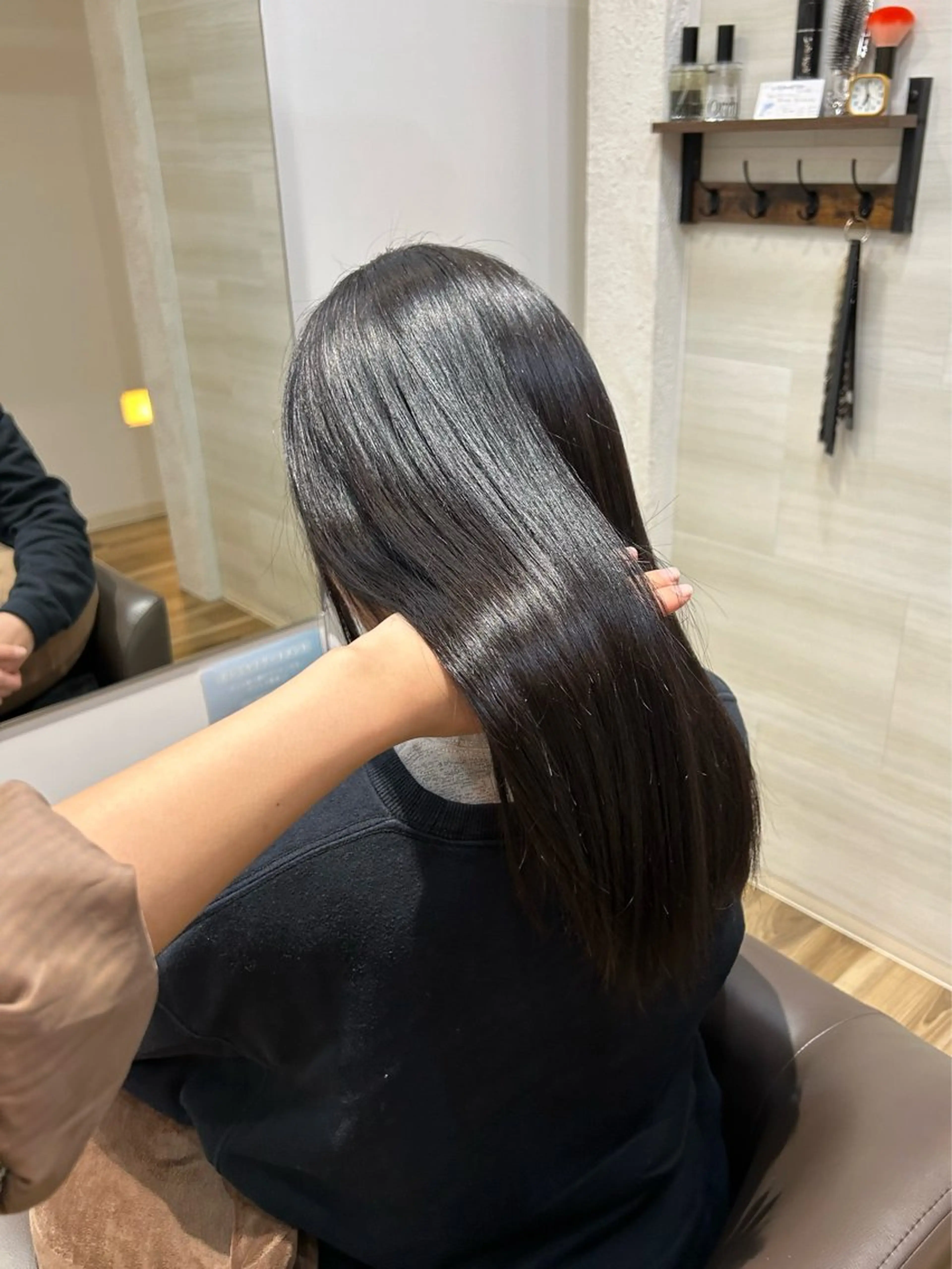 ロング カラー トリートメント ヘアカラー Hanon 美桜のヘアスタイル