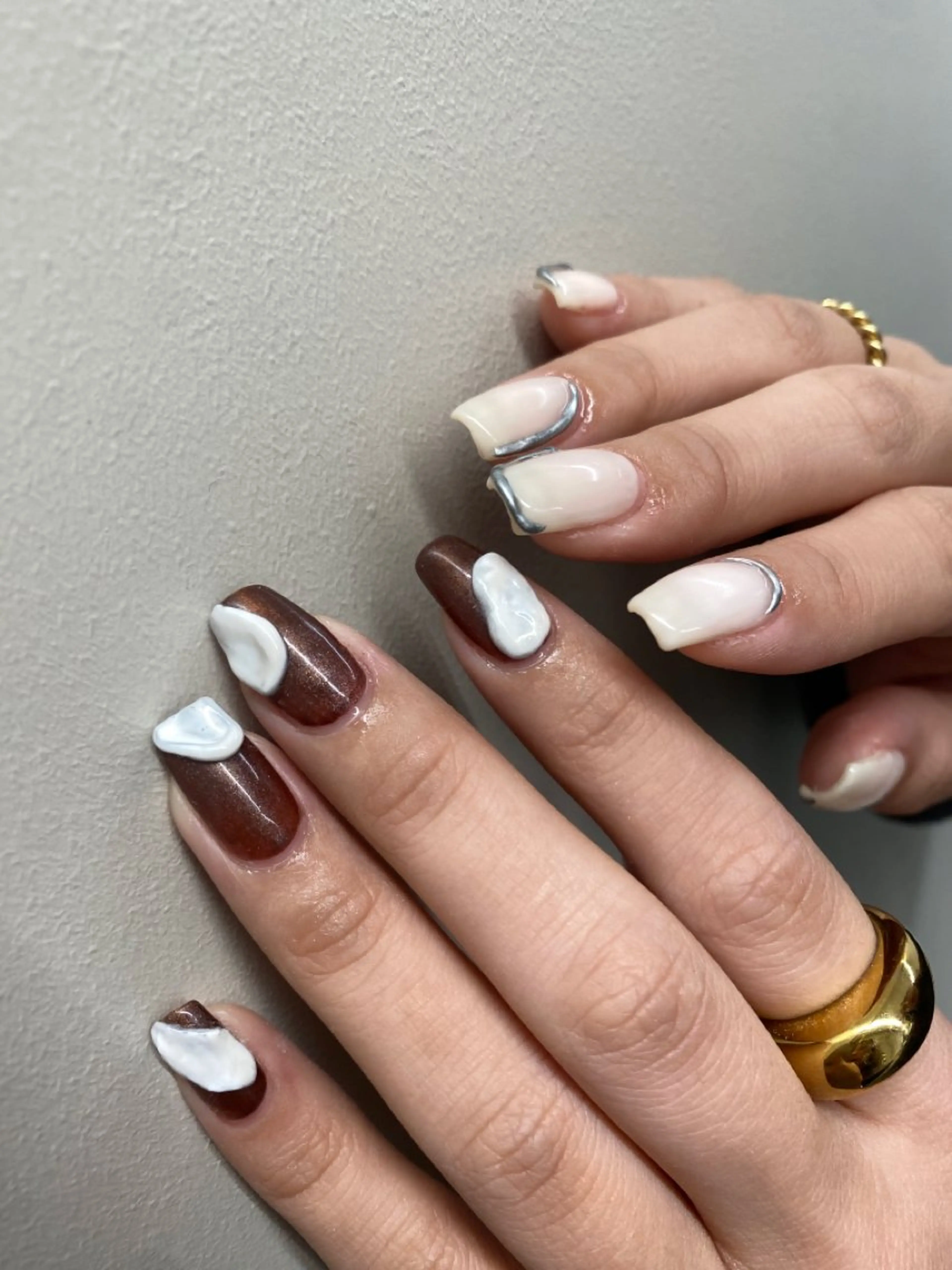 ネイル ぷっくりネイル ハンドネイル chika ／ nailのネイルデザイン