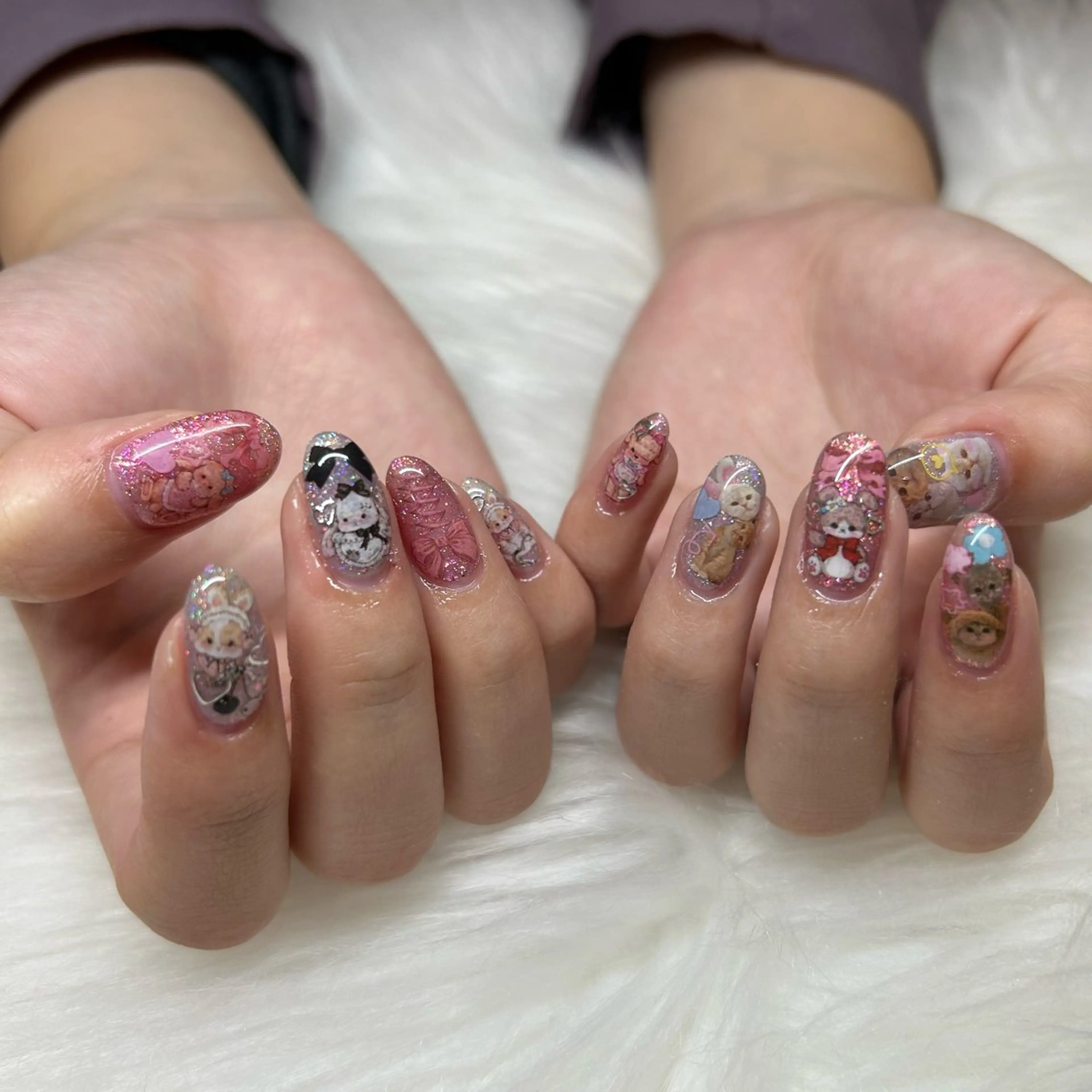 ネイル グラデーション ニュアンスネイル ワンカラーネイル 川合 真優のネイルデザイン