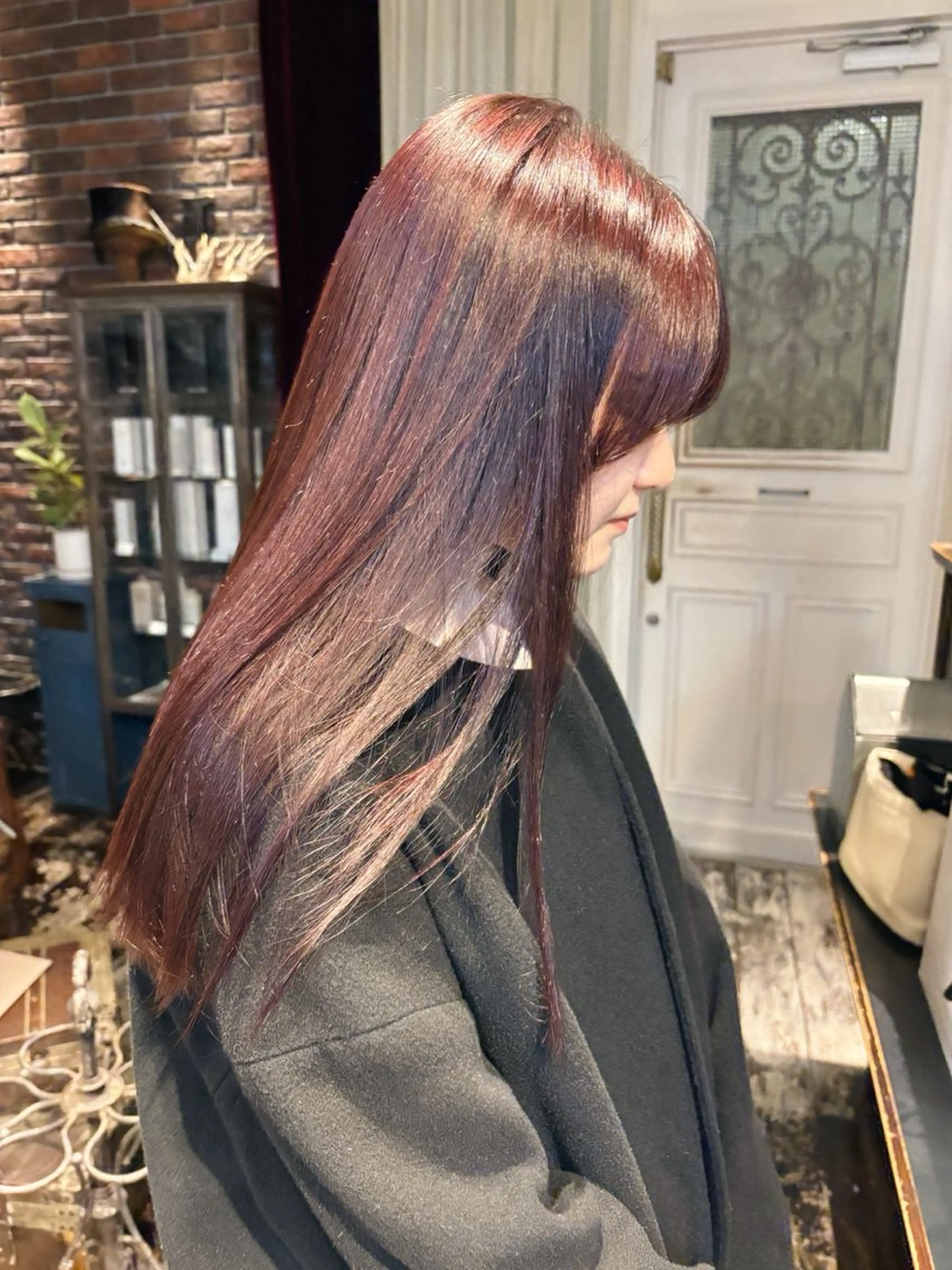 カラー ブラウンカラー rikuto カット/パーマのヘアスタイル