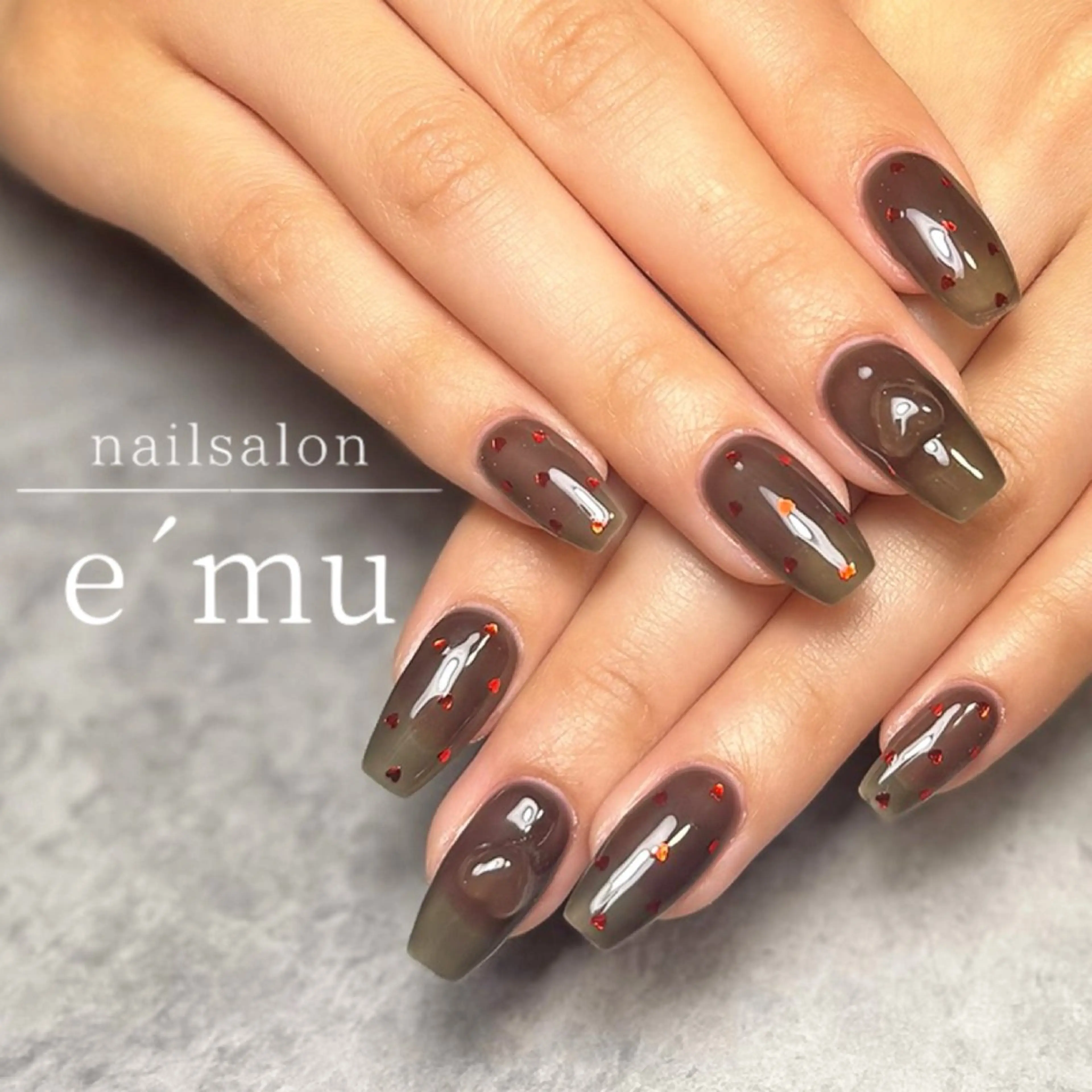 ネイル ハンドネイル nailsalon e´muのネイルデザイン