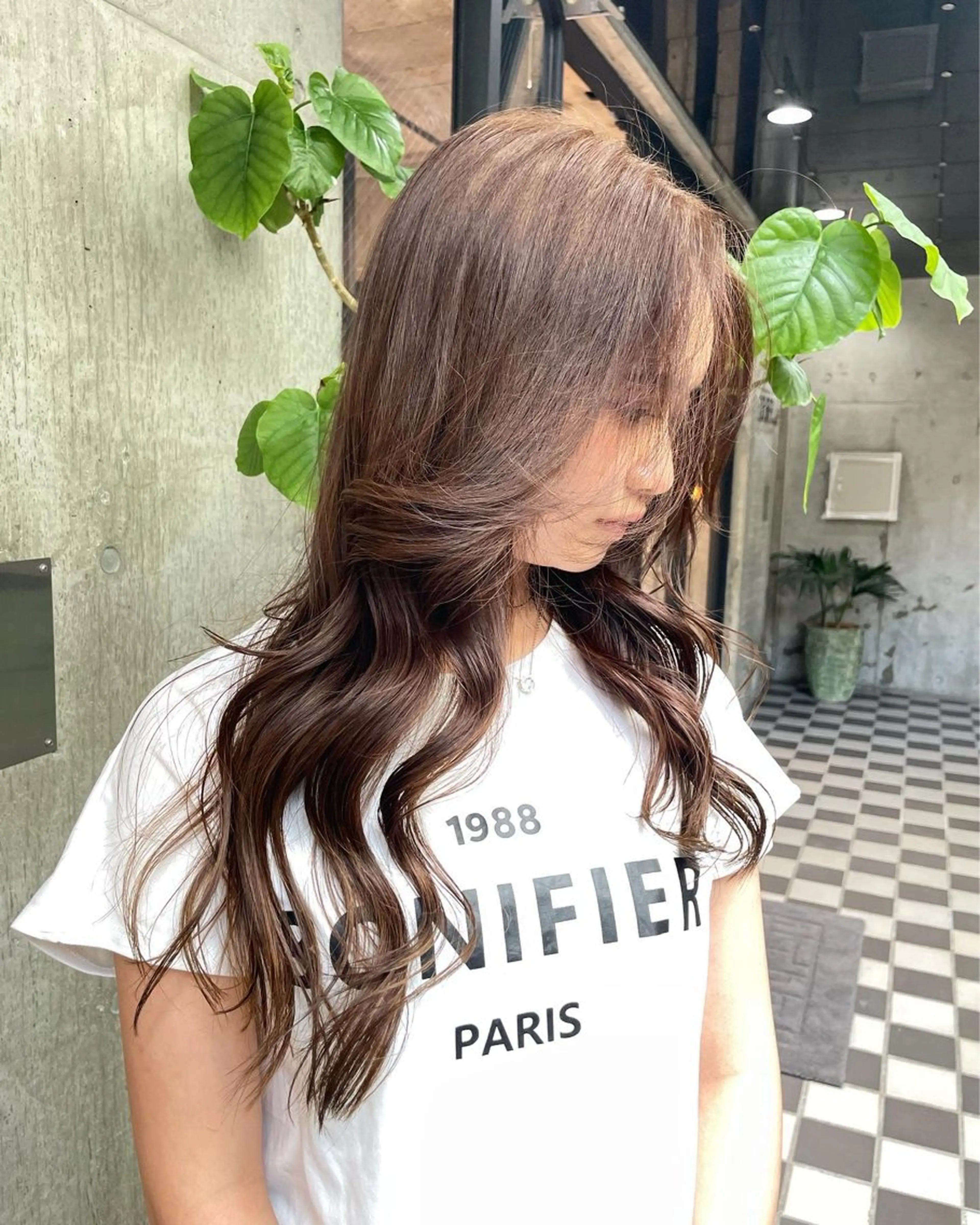 カラー ヘアカラー トリートメント ♡ハイライトカラー shinri♡のヘアスタイル