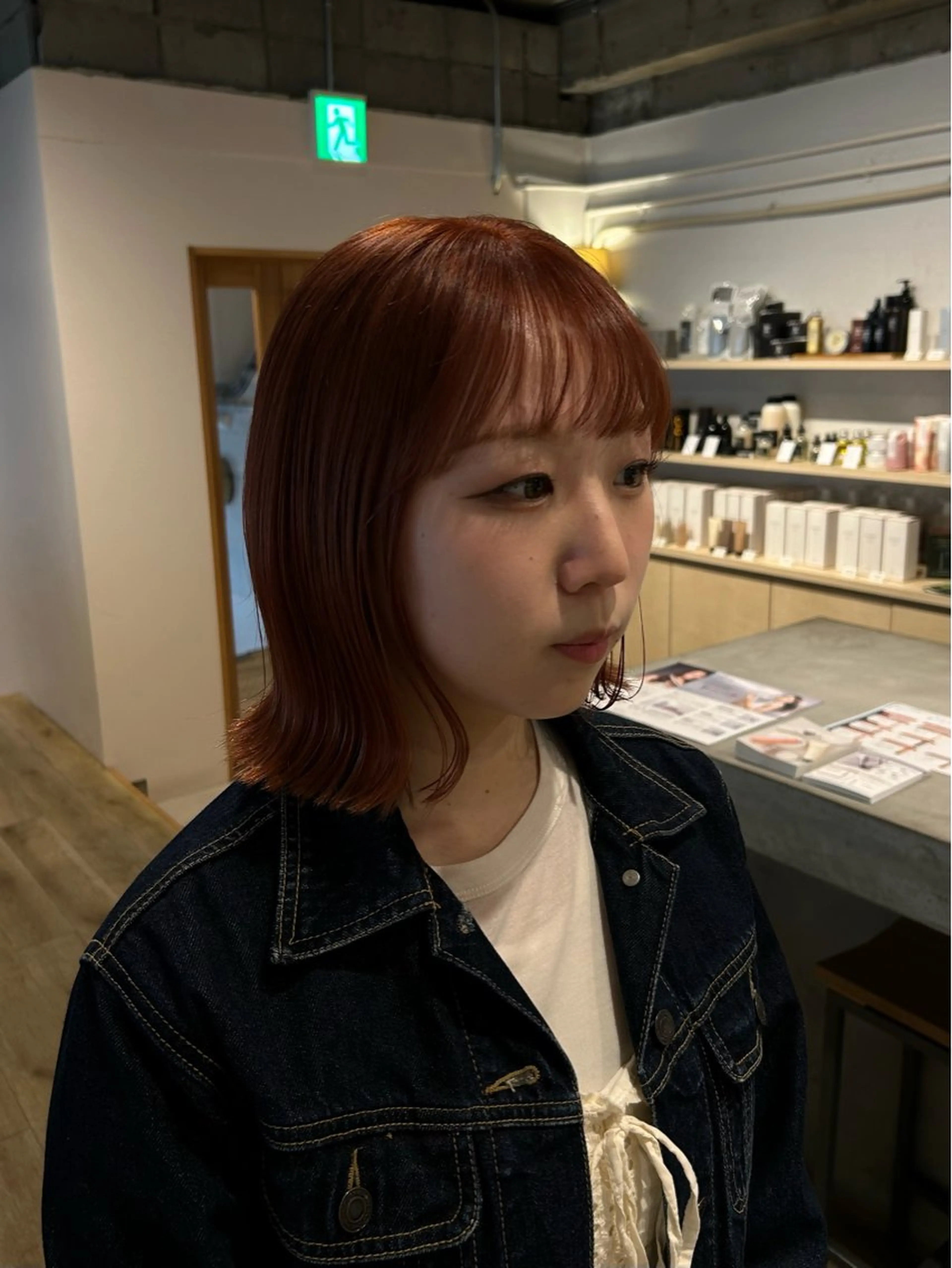 ミディアム カラー ヘアカラー aina ⠀ ⠀ ⠀のヘアスタイル