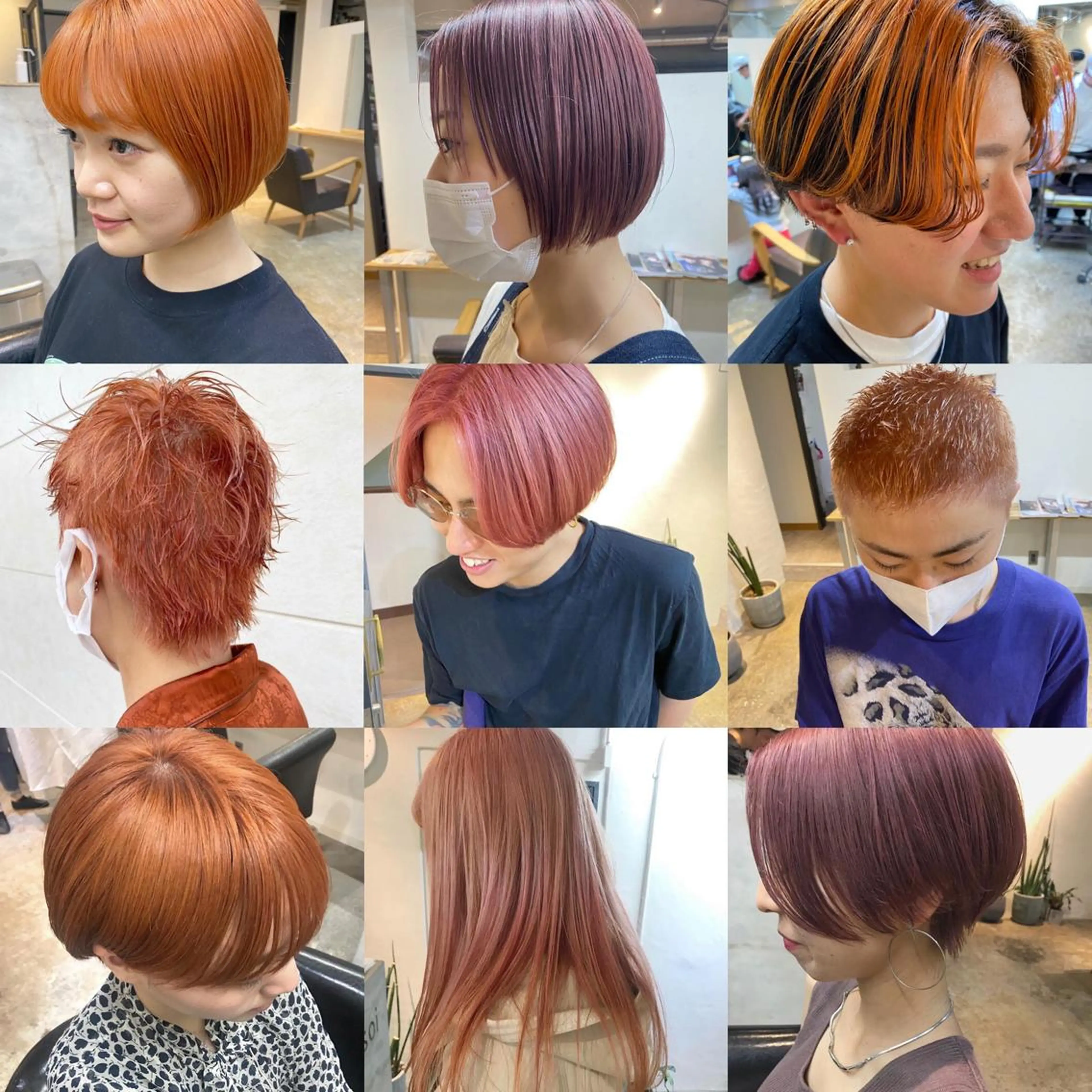 【ミニモ限定】ケアブリーチ＋カラー＋トリートメントの写真