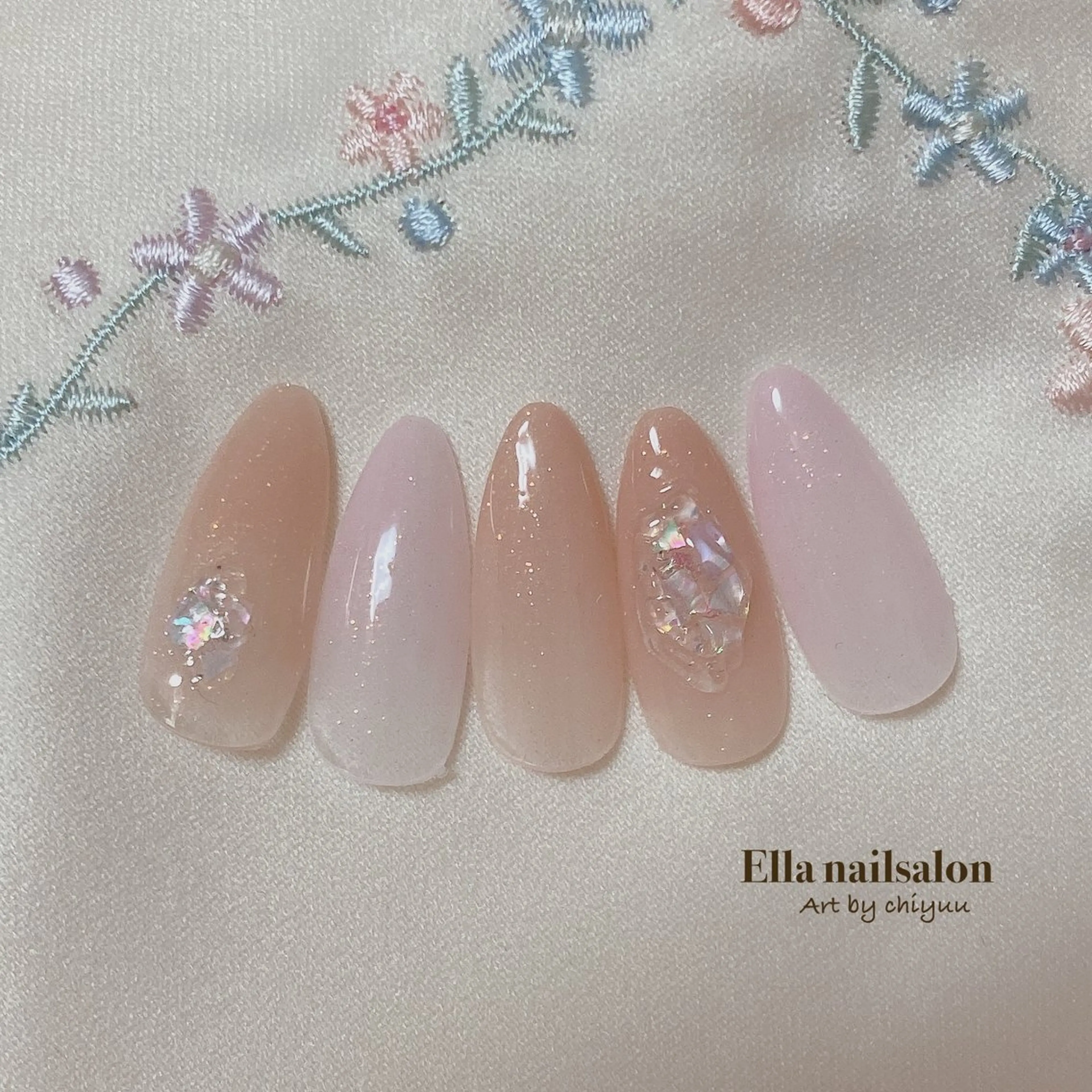 ネイル ハンドネイル Ella nail ちゆうのネイルデザイン