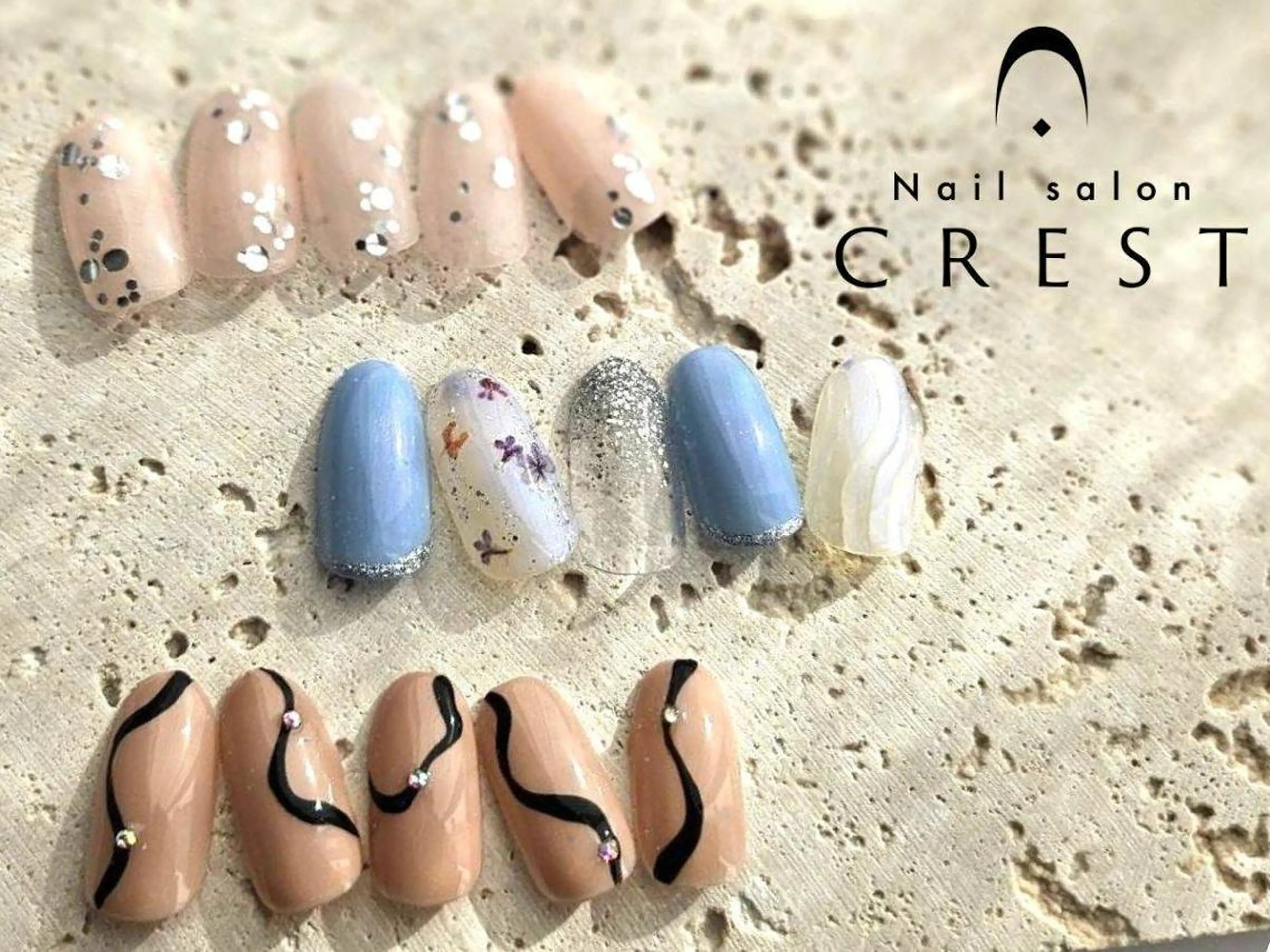 ネイル CREST(天王寺) 吉美 yoshimiのネイルデザイン