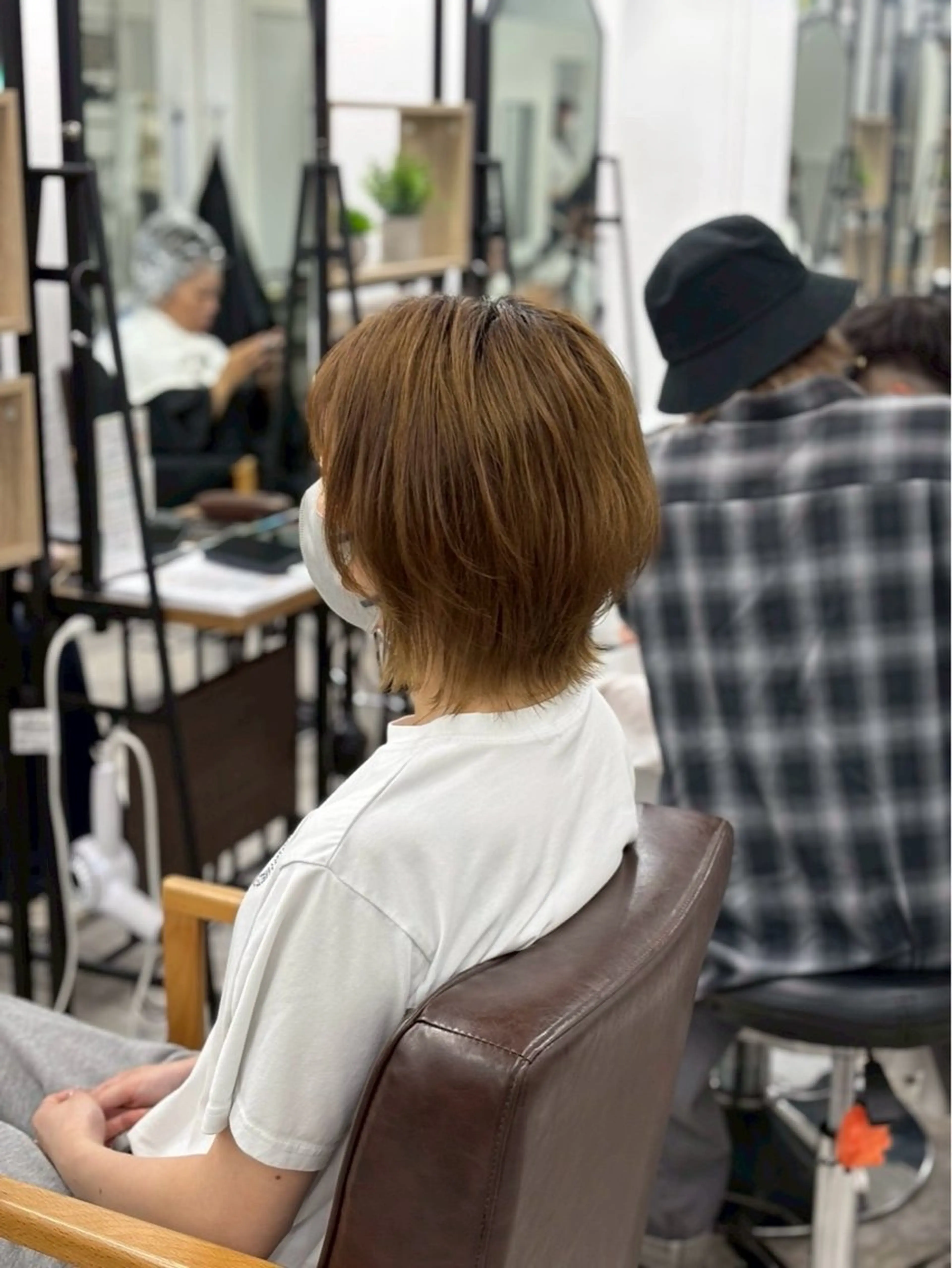 ショート 男性女性カットモデル 募集中西郷桃代のヘアスタイル