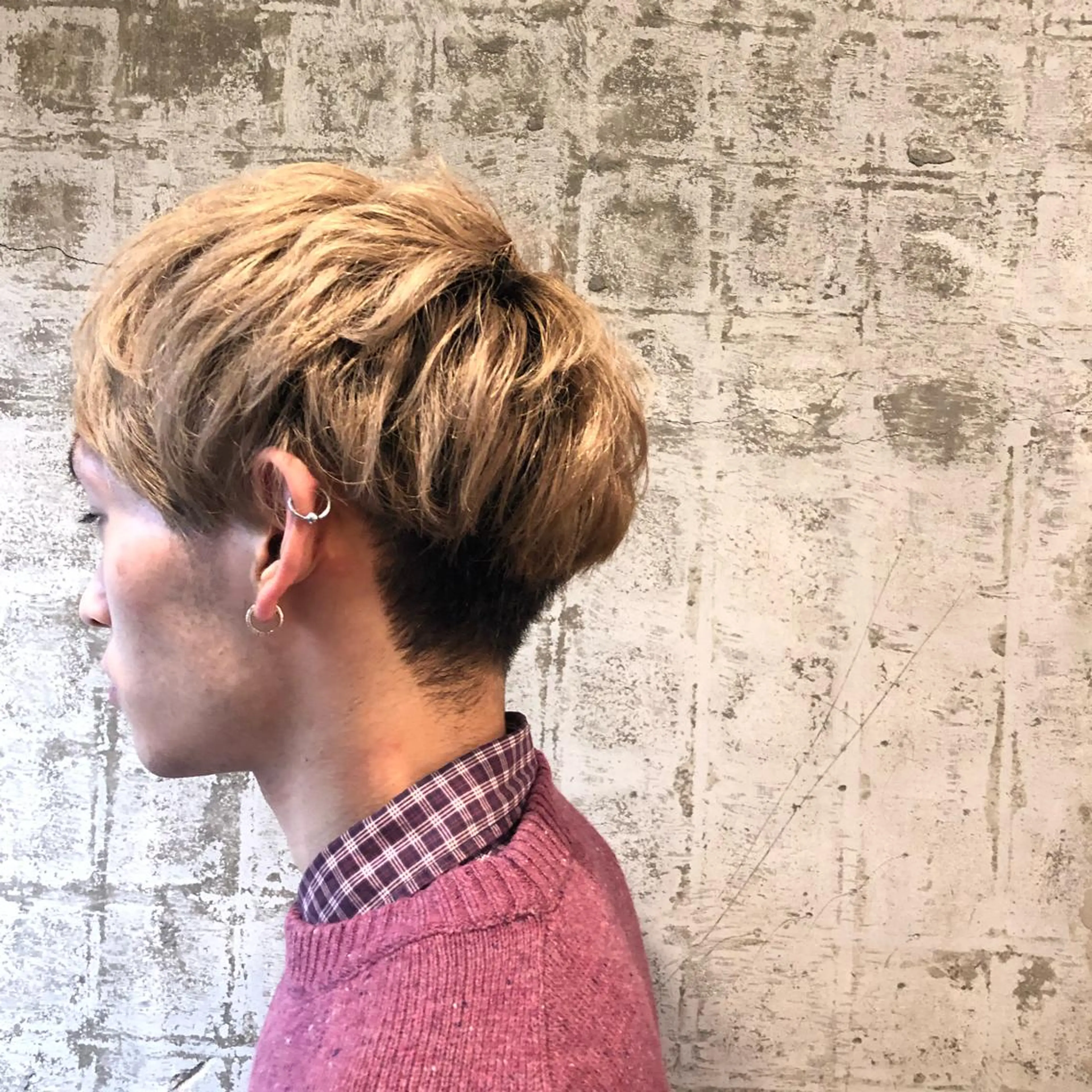 メンズ メンズハイトーン マッシュ ZAZA ASAMIのヘアスタイル