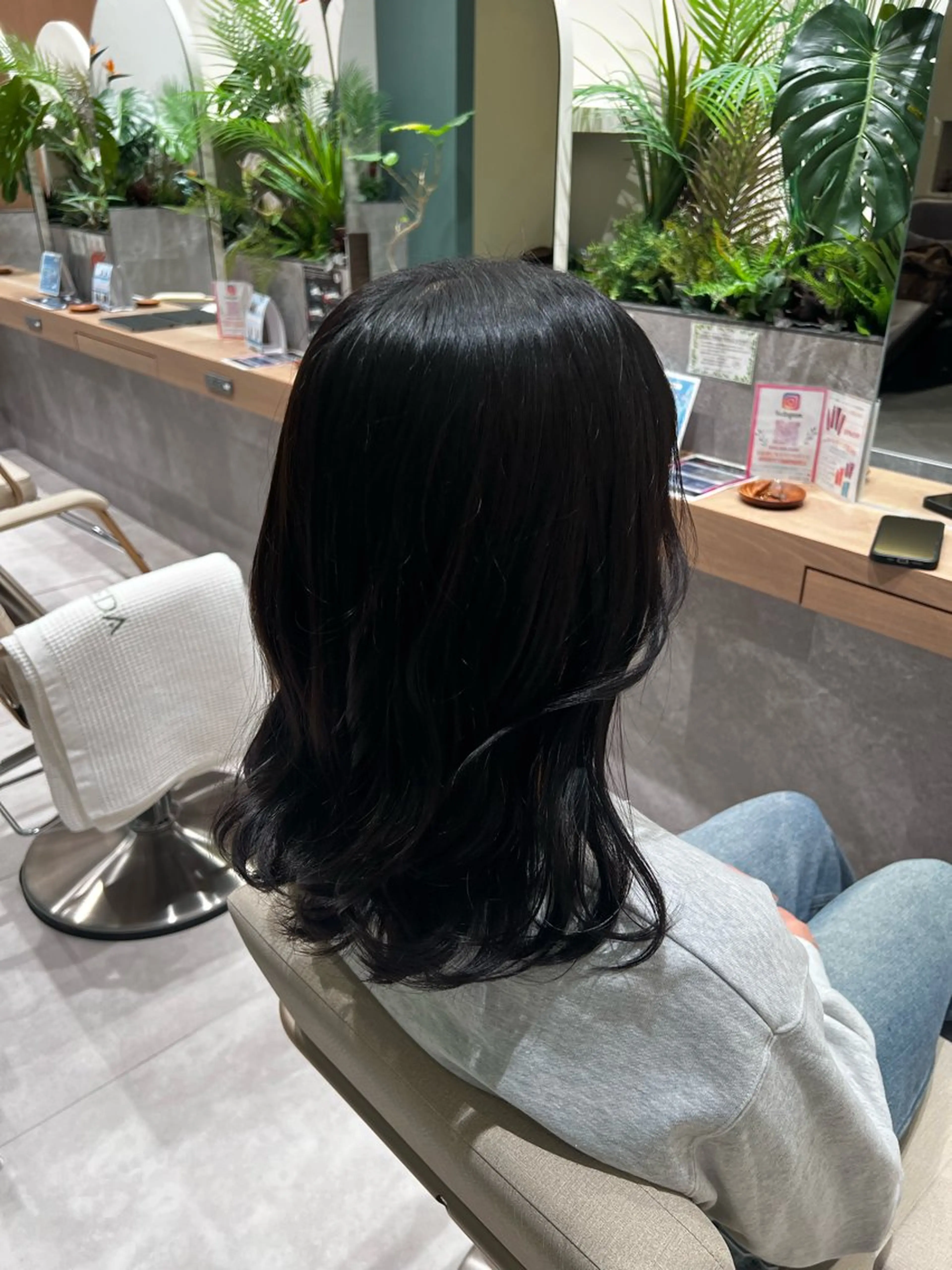 セミロング 米田 穂乃花のヘアスタイル