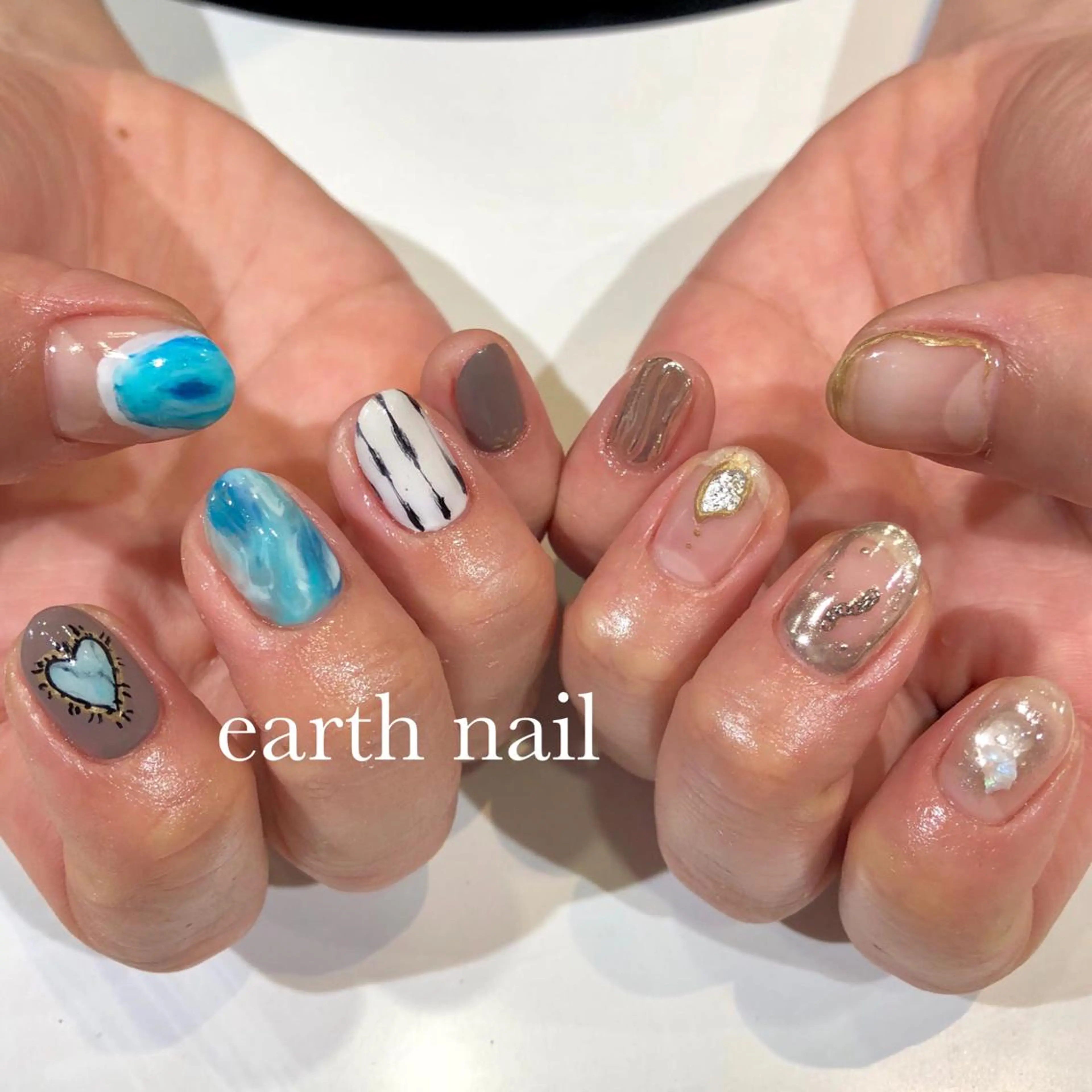 ネイル ニュアンスネイル ハンドネイル 🧁🥕 asukaのネイルデザイン