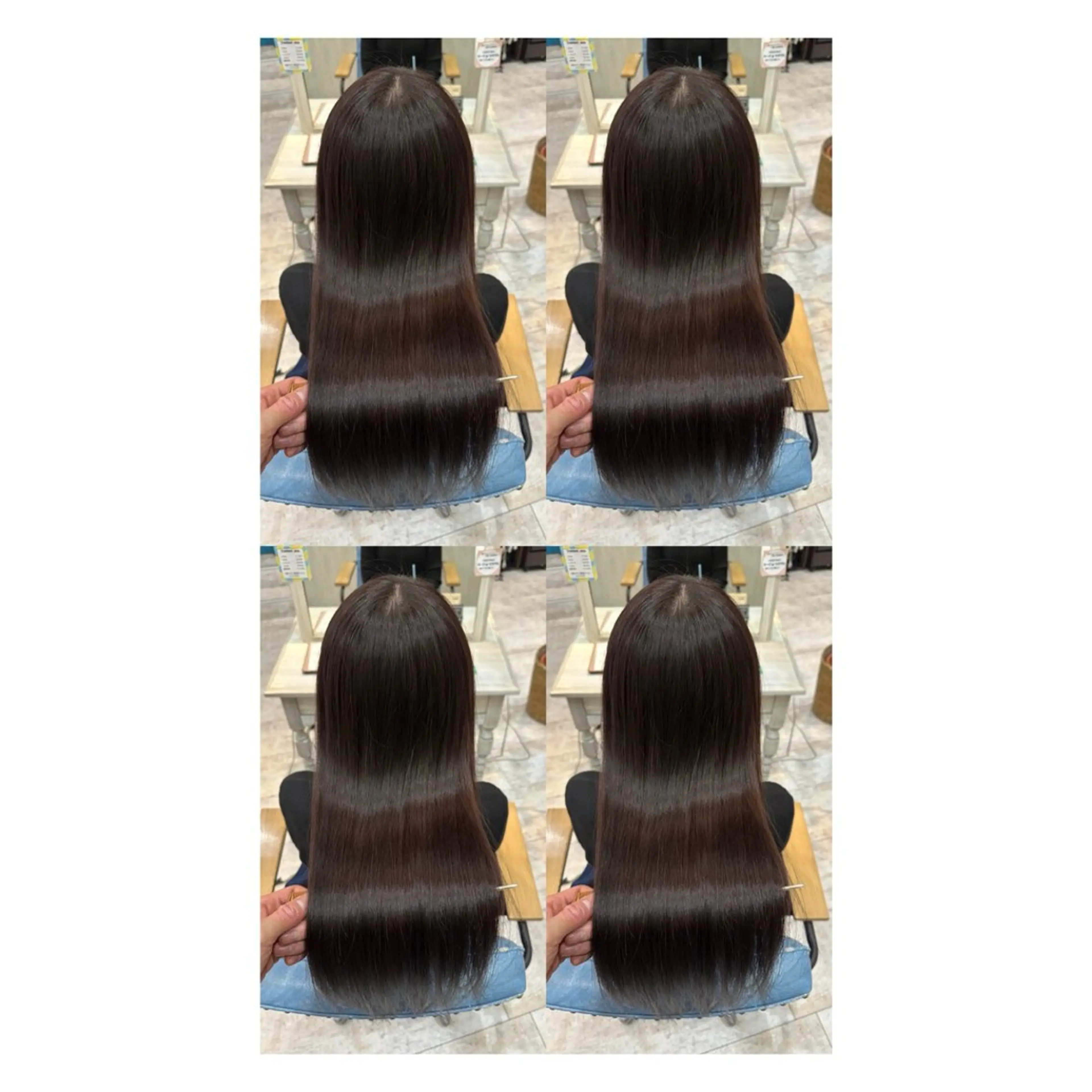 ロング カラー 透明感カラー 髪質改善 縮毛矯正 トリートメント カット ヘアカラー トリートメント 店長✨レイヤー✖️ 髪質改善✖️韓国ヘアのヘアスタイル