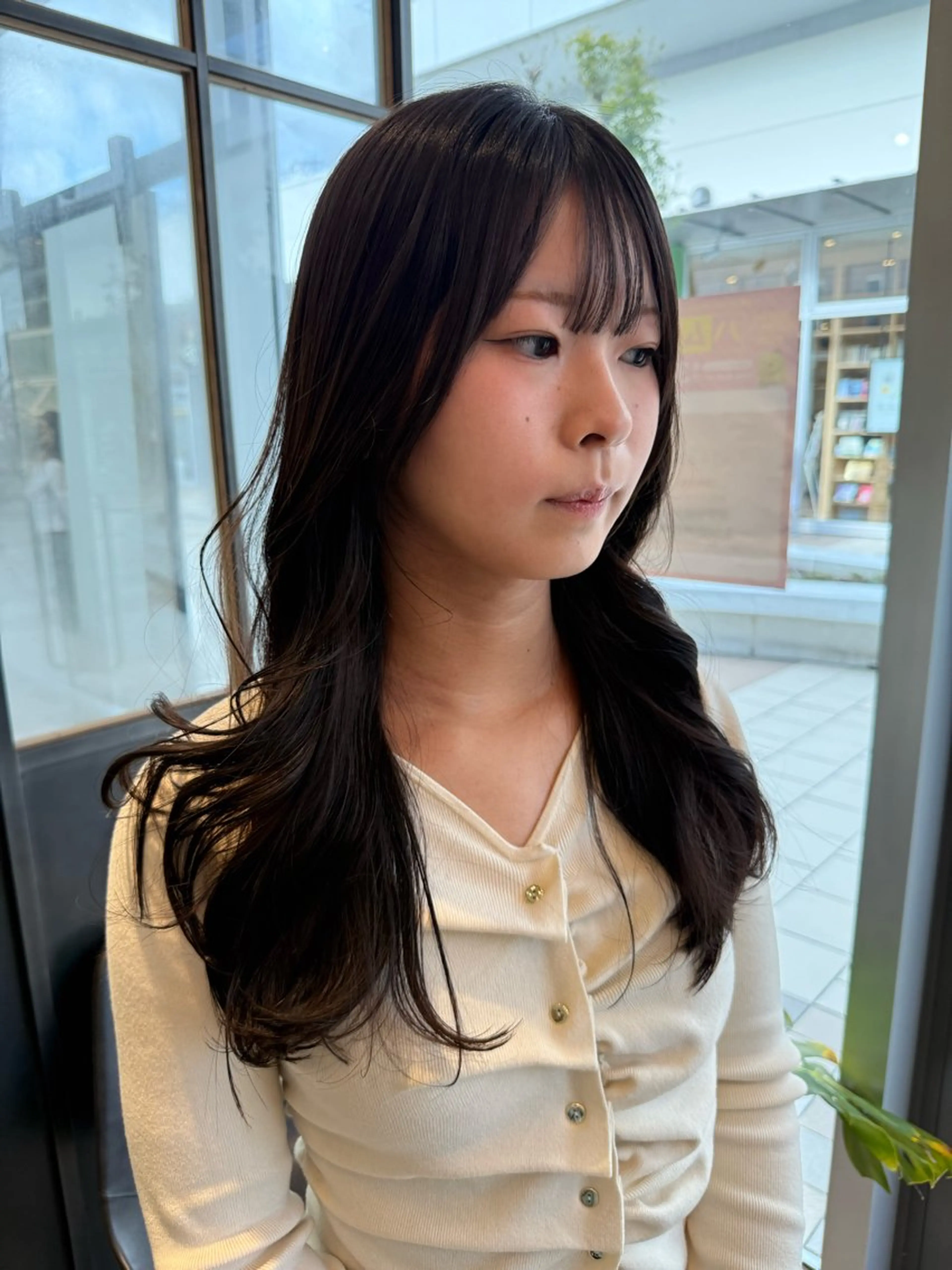 ロング カット ヘアカラー レイヤーカット /momocaのヘアスタイル