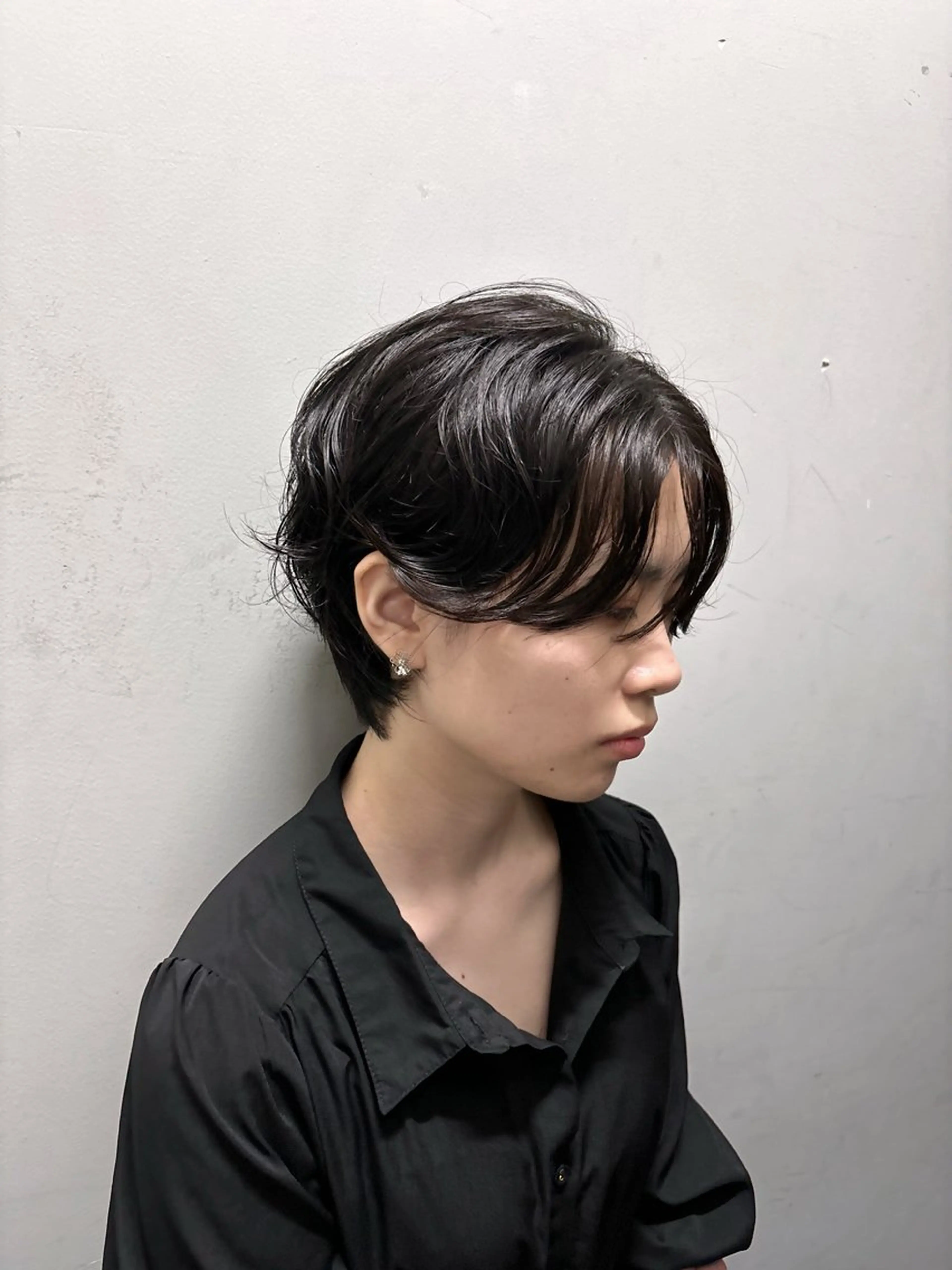 ショート パーマ ニュアンスパーマ モリ アヤノのヘアスタイル