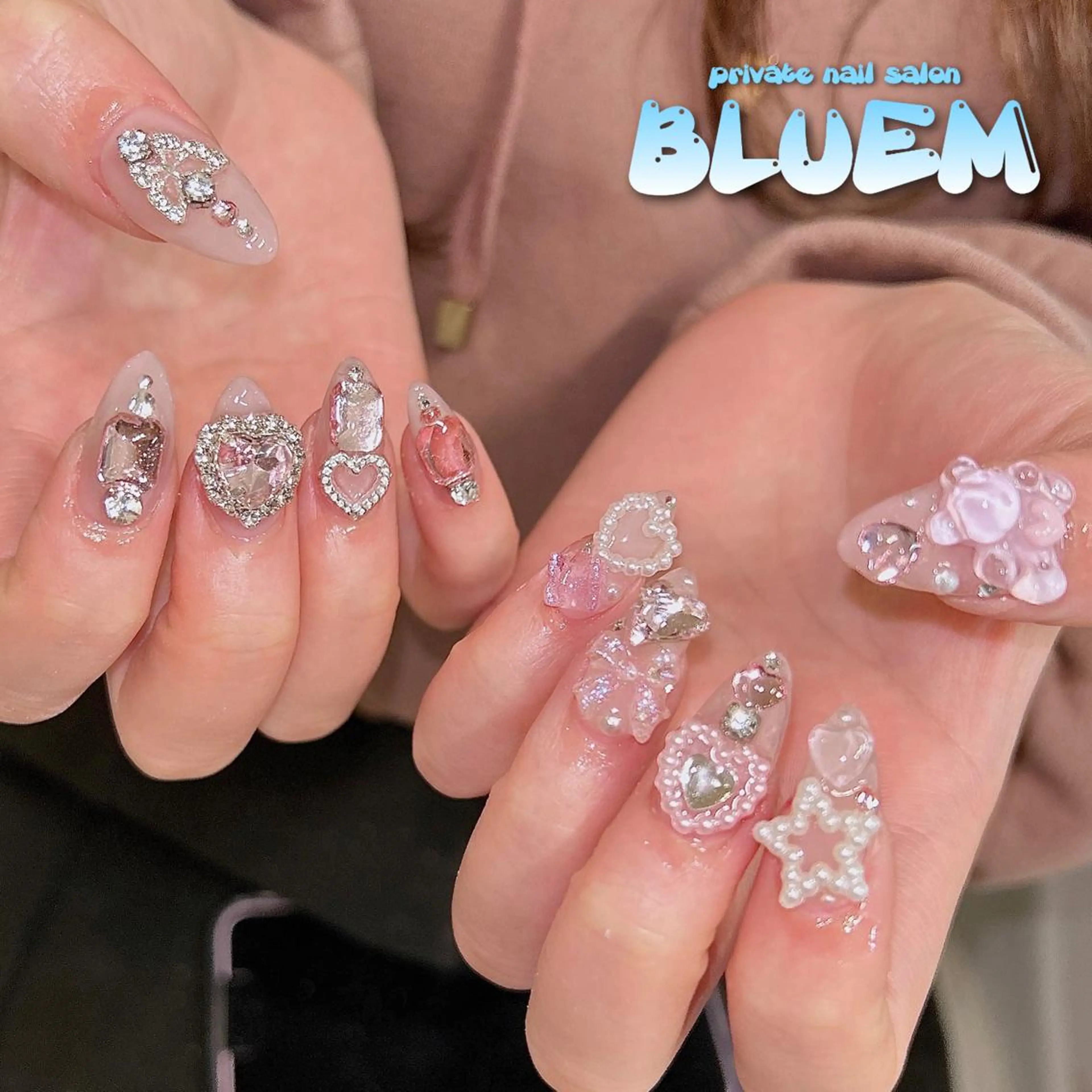 ネイル ハンドネイル BLUEM なな🐶のネイルデザイン