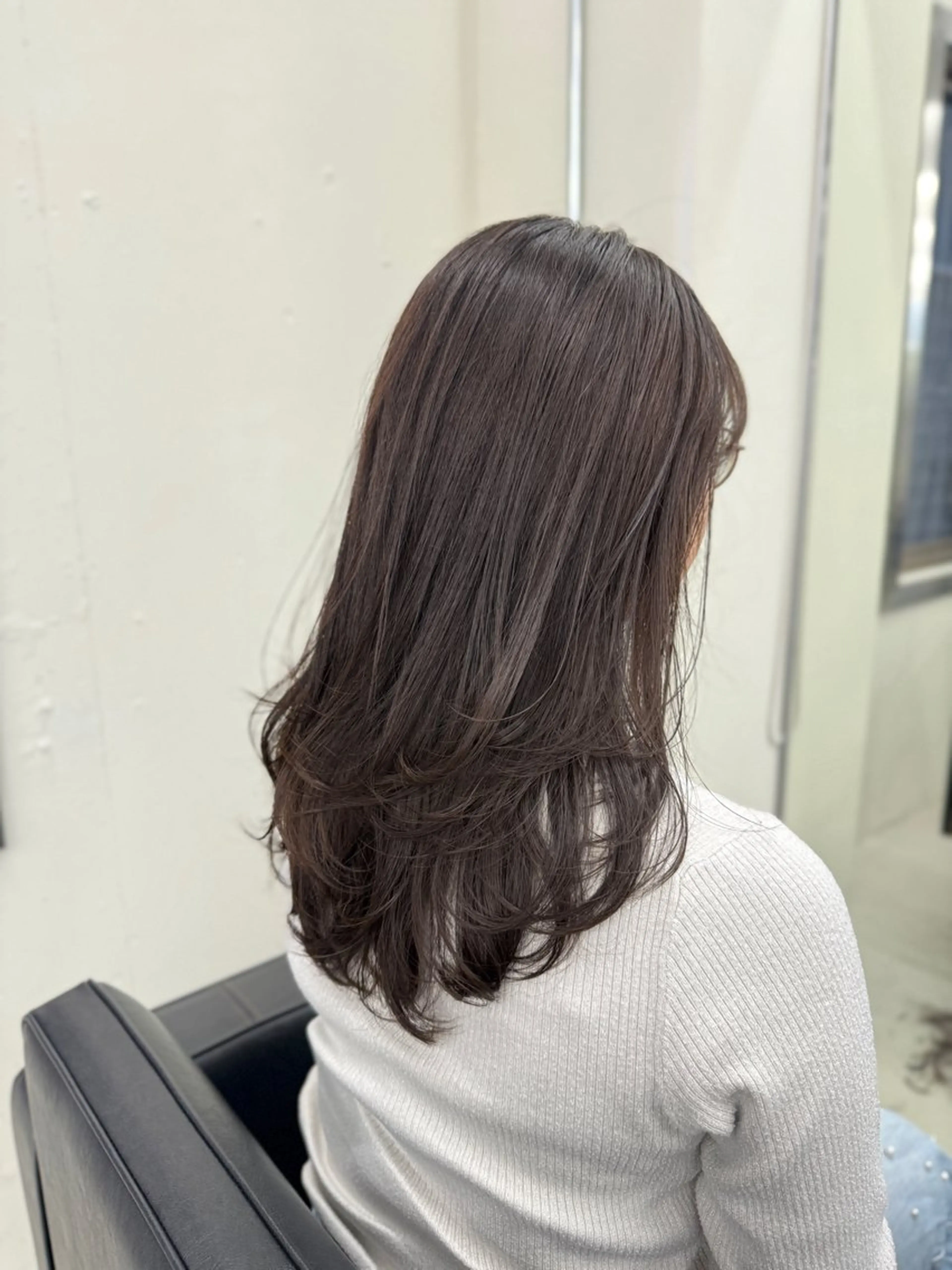 ロング カラー カット ヘアカラー トリートメント 表参道🌿赤み消し カラー/チナツのヘアスタイル