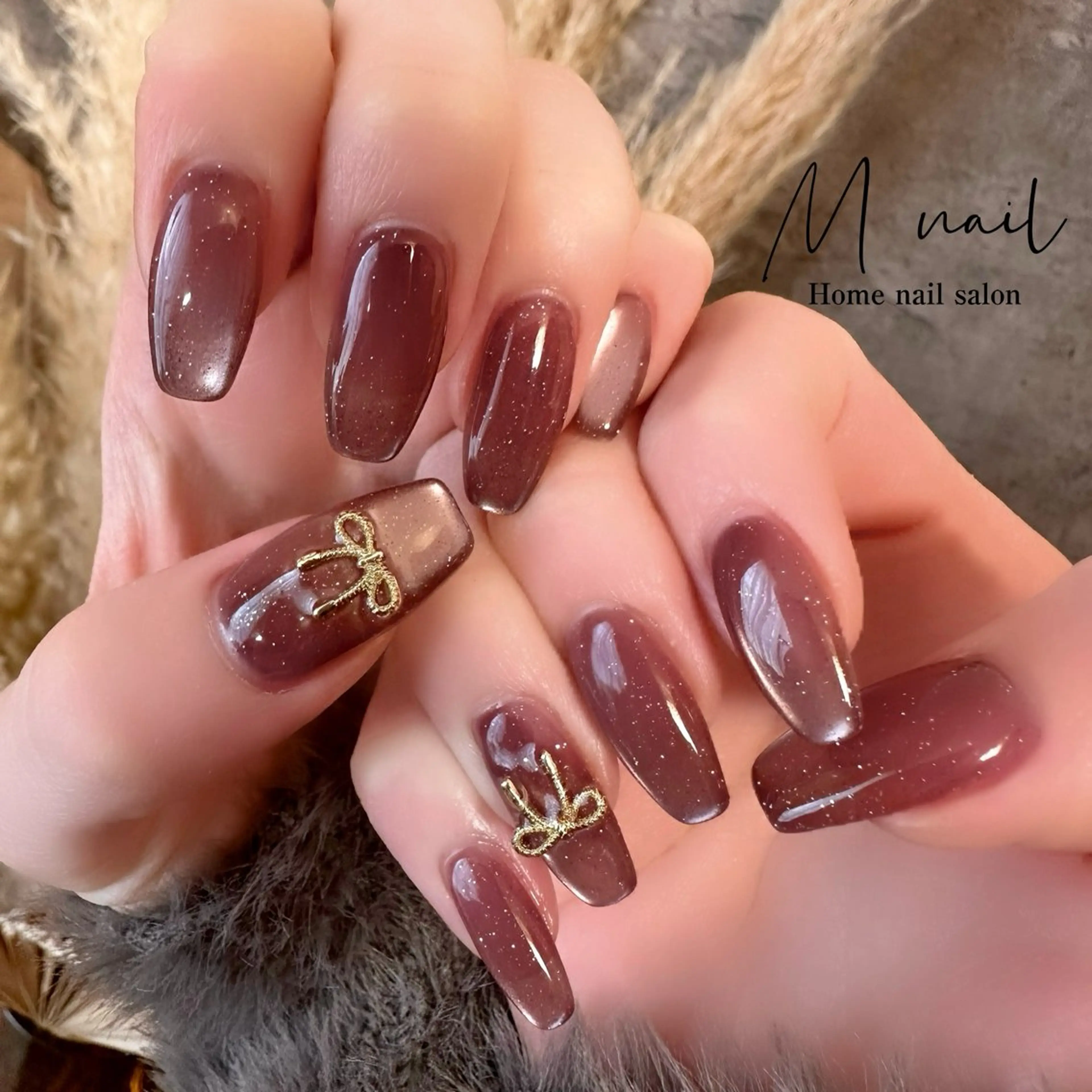 ネイル マグネットネイル ハンドネイル Home salon M nailのネイルデザイン