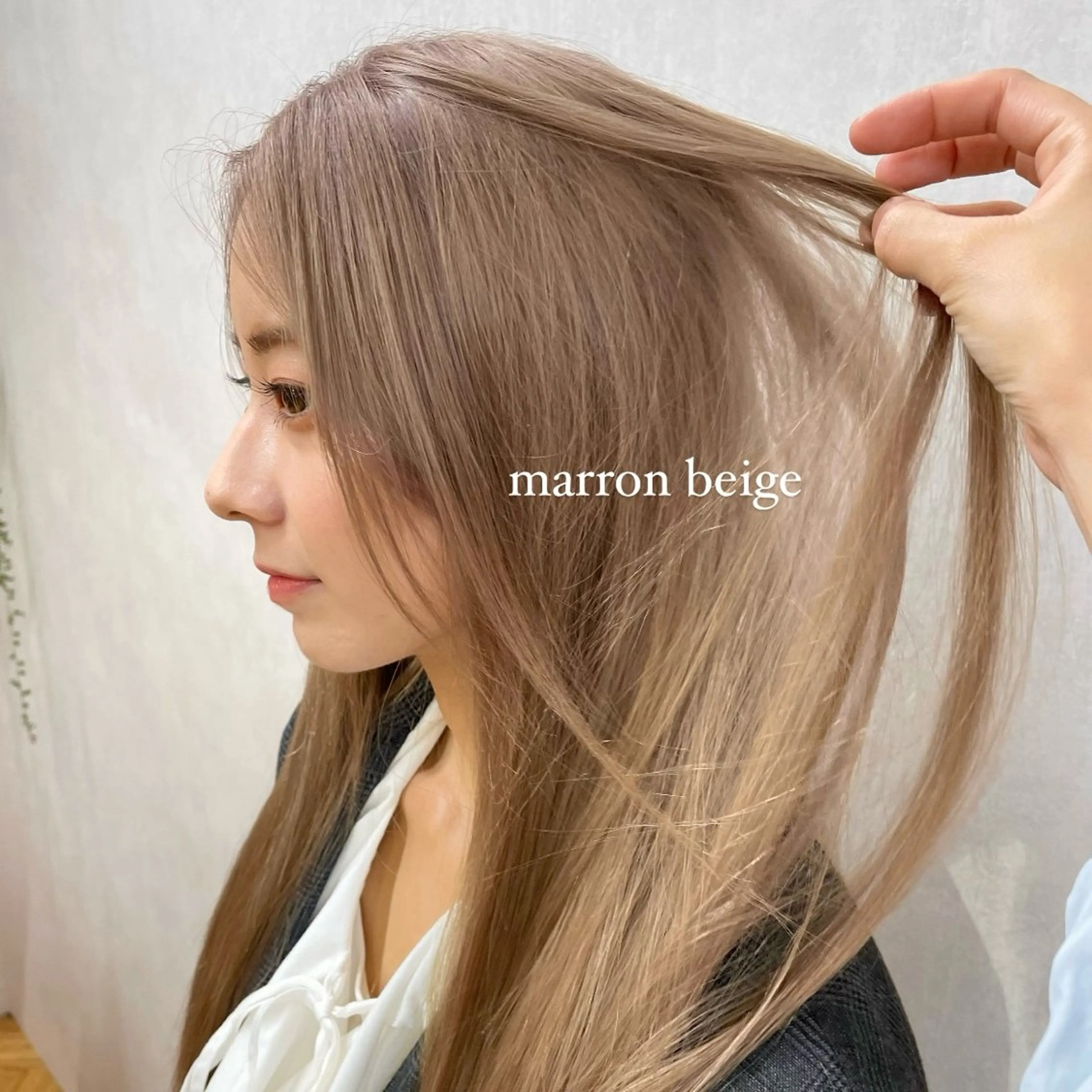 ロング ヘアカラー トリートメント 🍑暖色／レイヤー／ 真希🎀のヘアスタイル